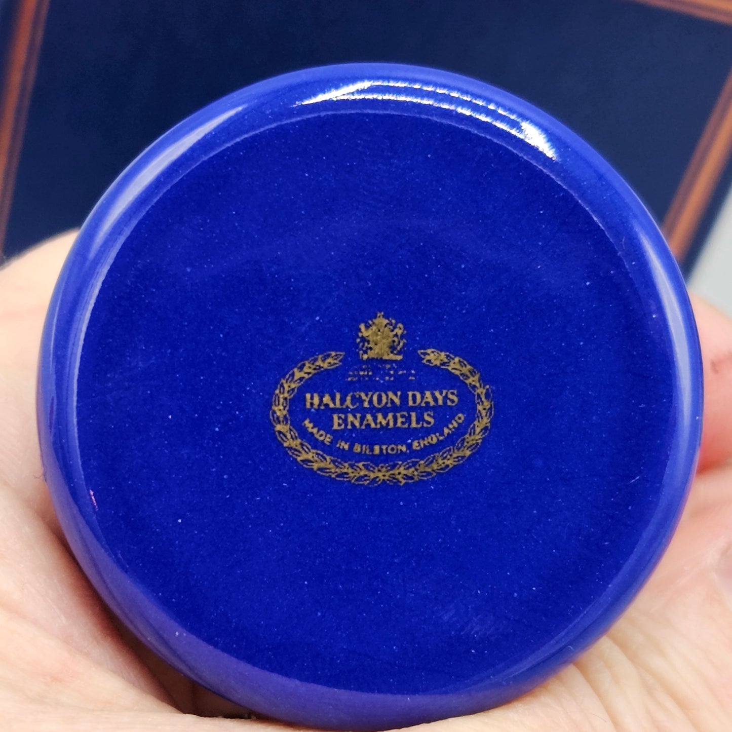 Halcyon Days Enamel Floral Spray Box