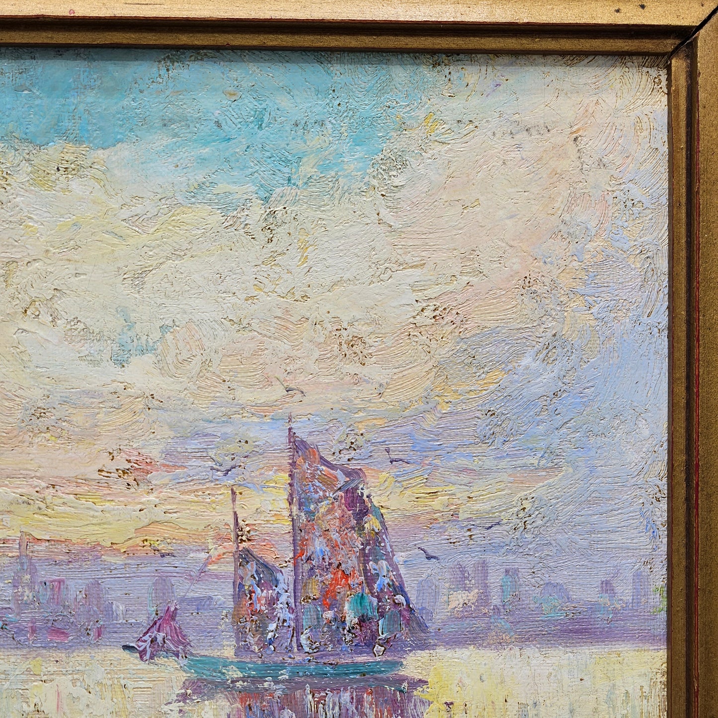 Walter Whitcomb Thompson (1882-1948) Sailboats on the Water