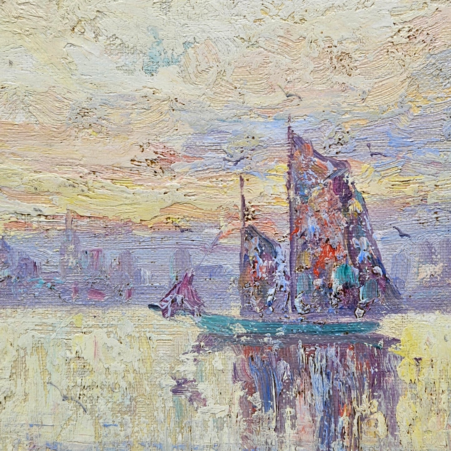 Walter Whitcomb Thompson (1882-1948) Sailboats on the Water