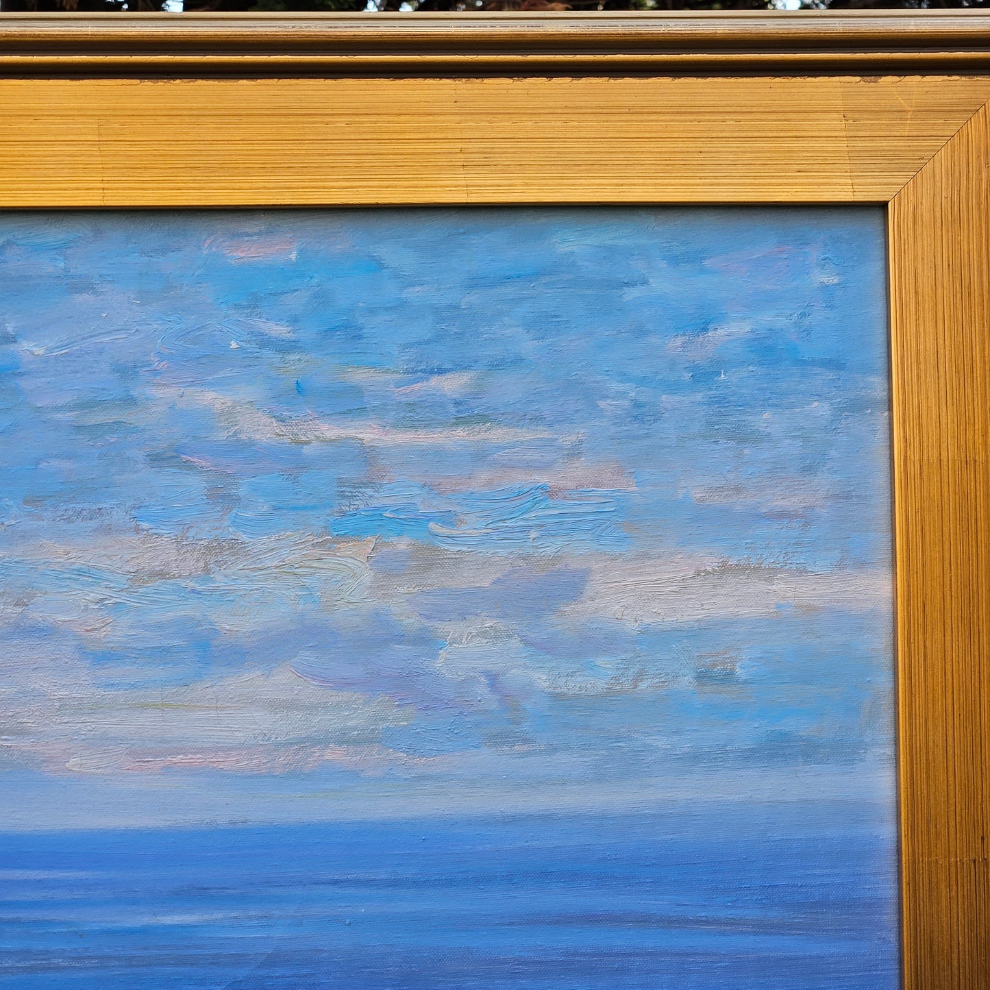 Phil Collins Oil on Canvas Beach Scene