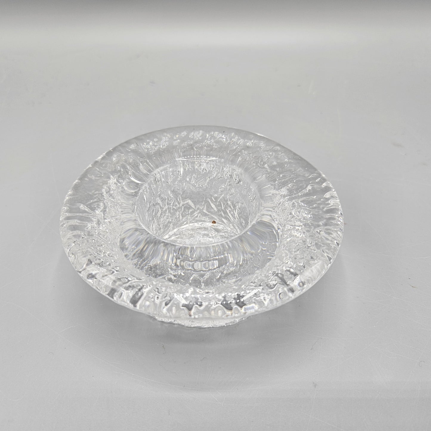 Scandinavian Crystal Cracked Ice Votive Candle Holder