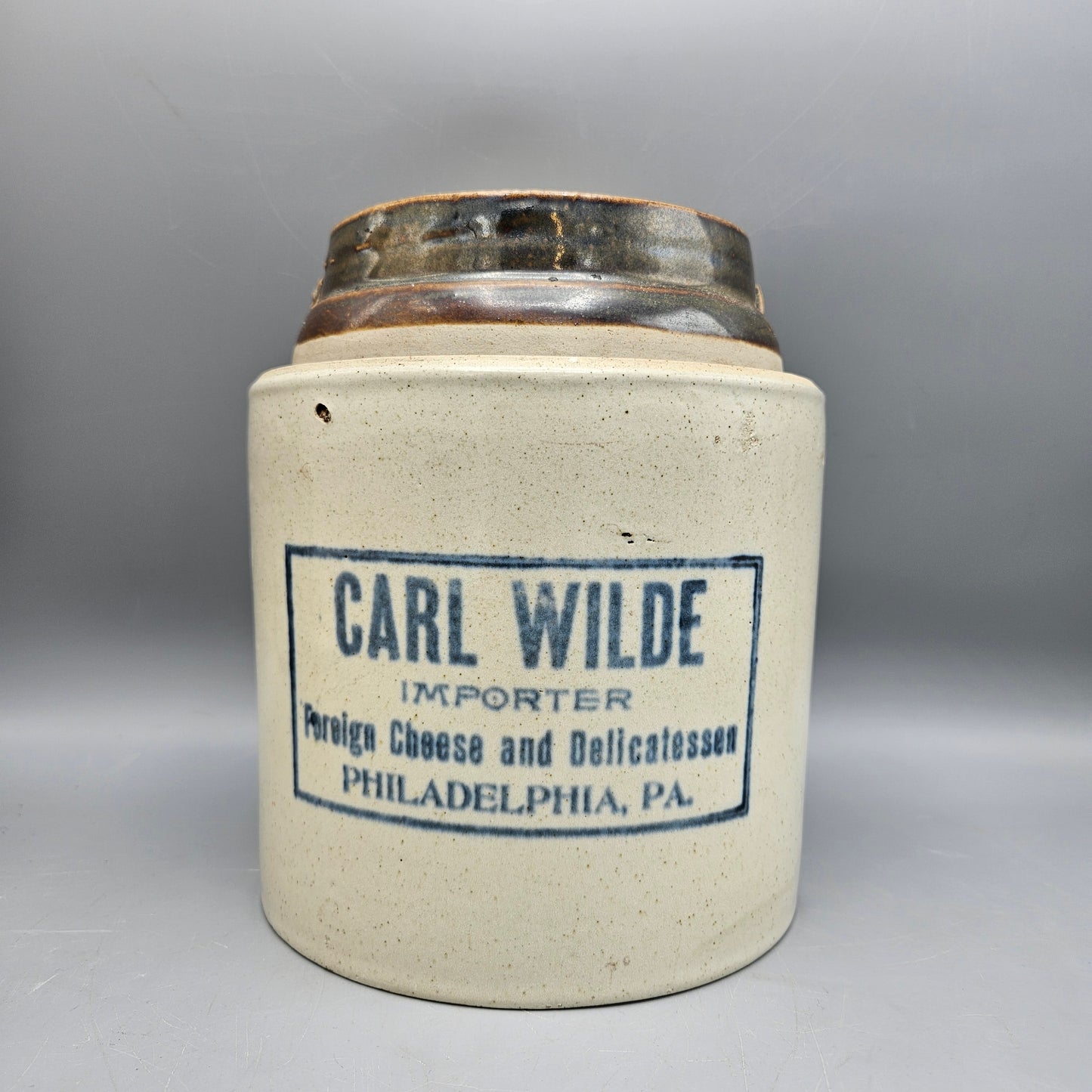 Carl Wilde Philadelphia Stoneware Lidded Jar
