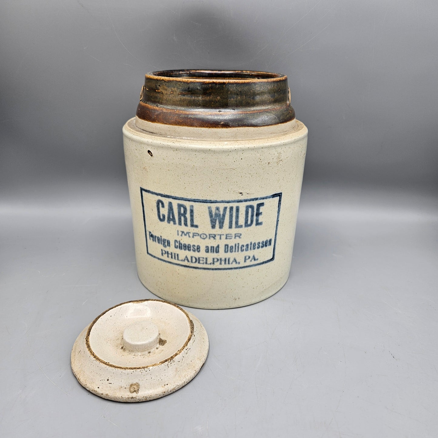Carl Wilde Philadelphia Stoneware Lidded Jar