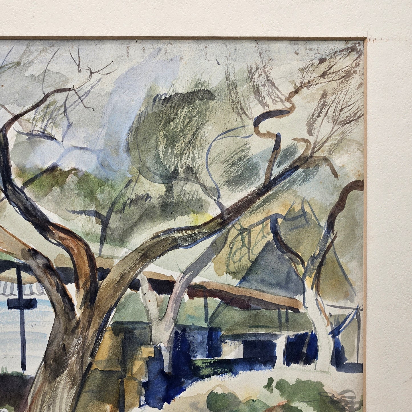 Charles Andrew Taylor (1910-1975) Watercolor Landscape Scene