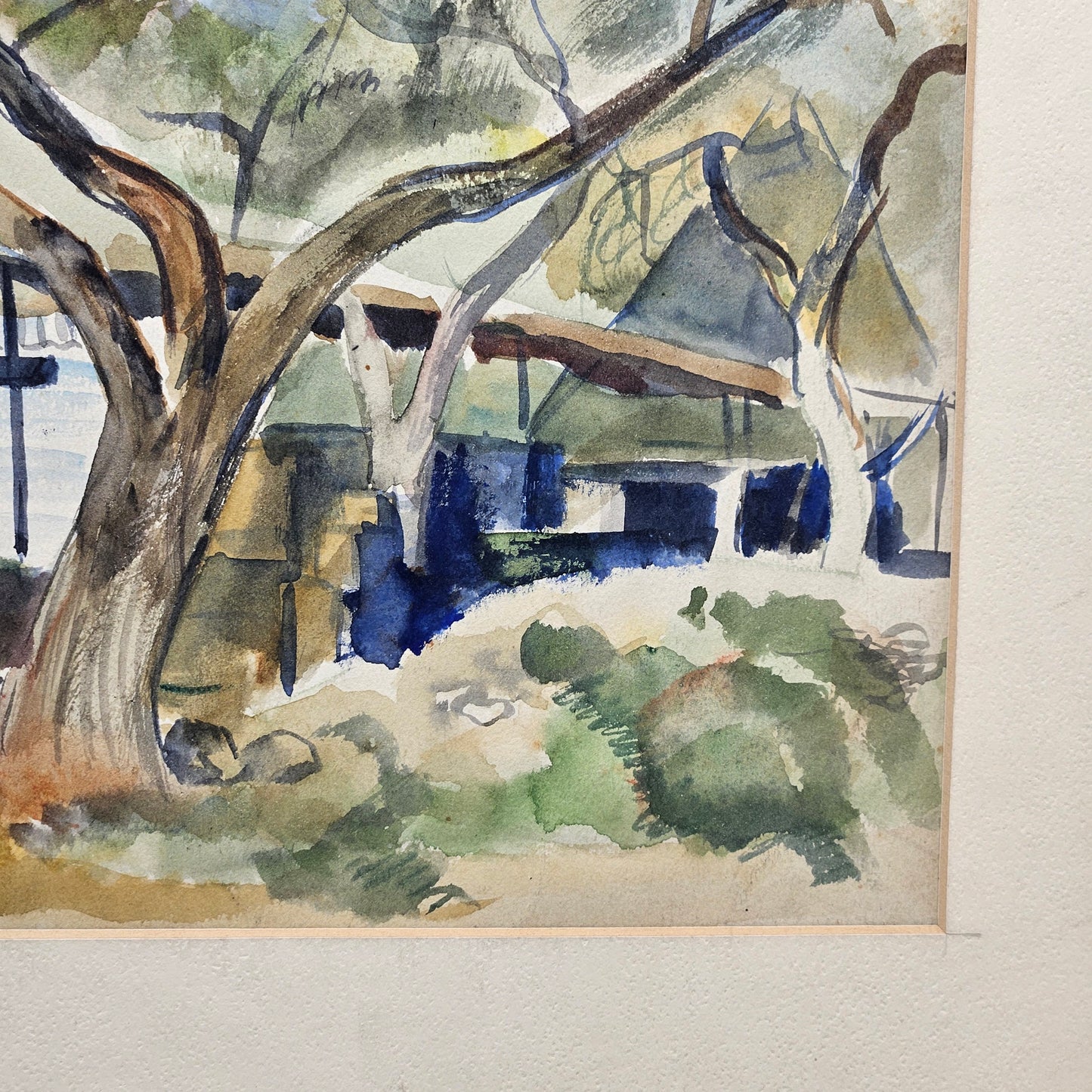 Charles Andrew Taylor (1910-1975) Watercolor Landscape Scene