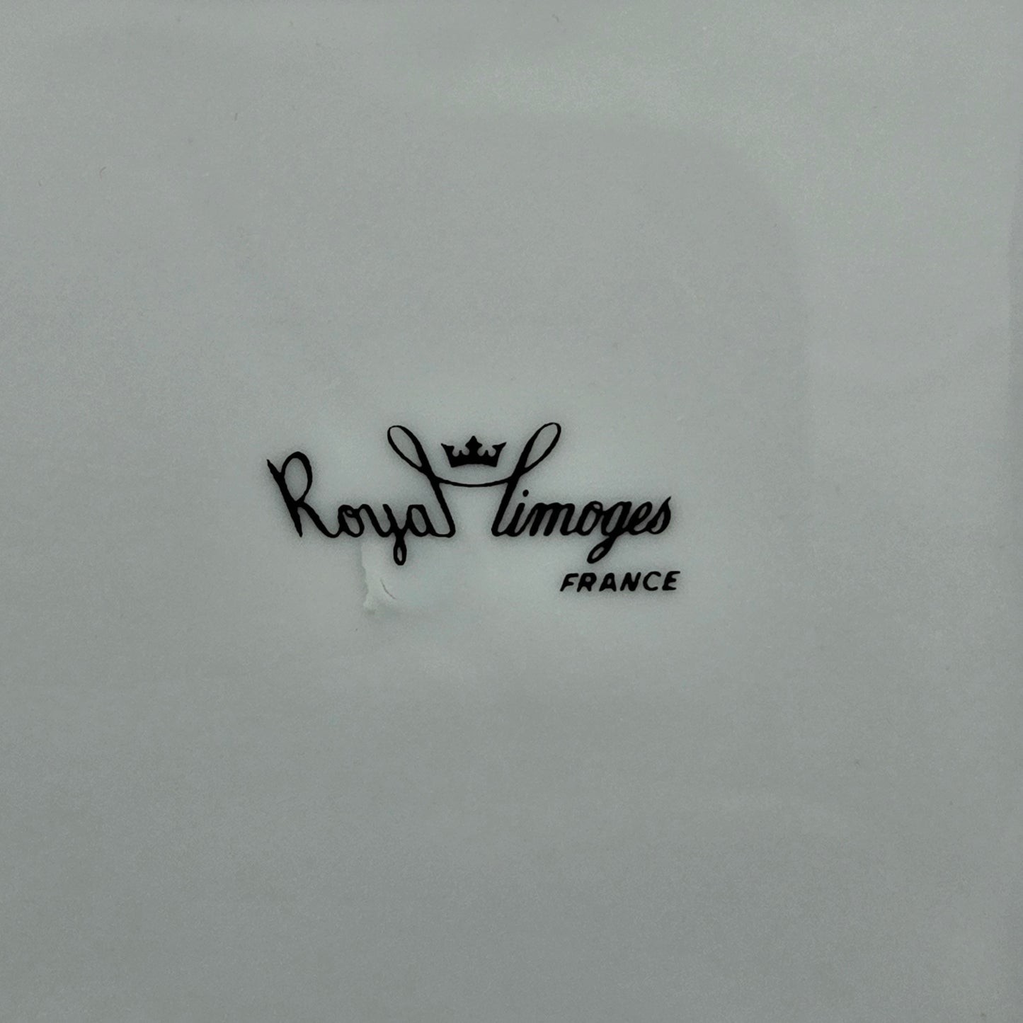 Square White Limoges Porcelain Relais Christine Hotel Paris Tray