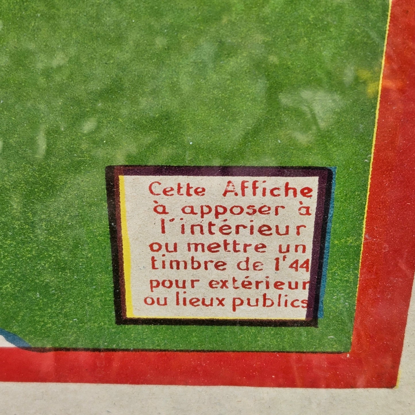 Large Vintage French Vigor Poster