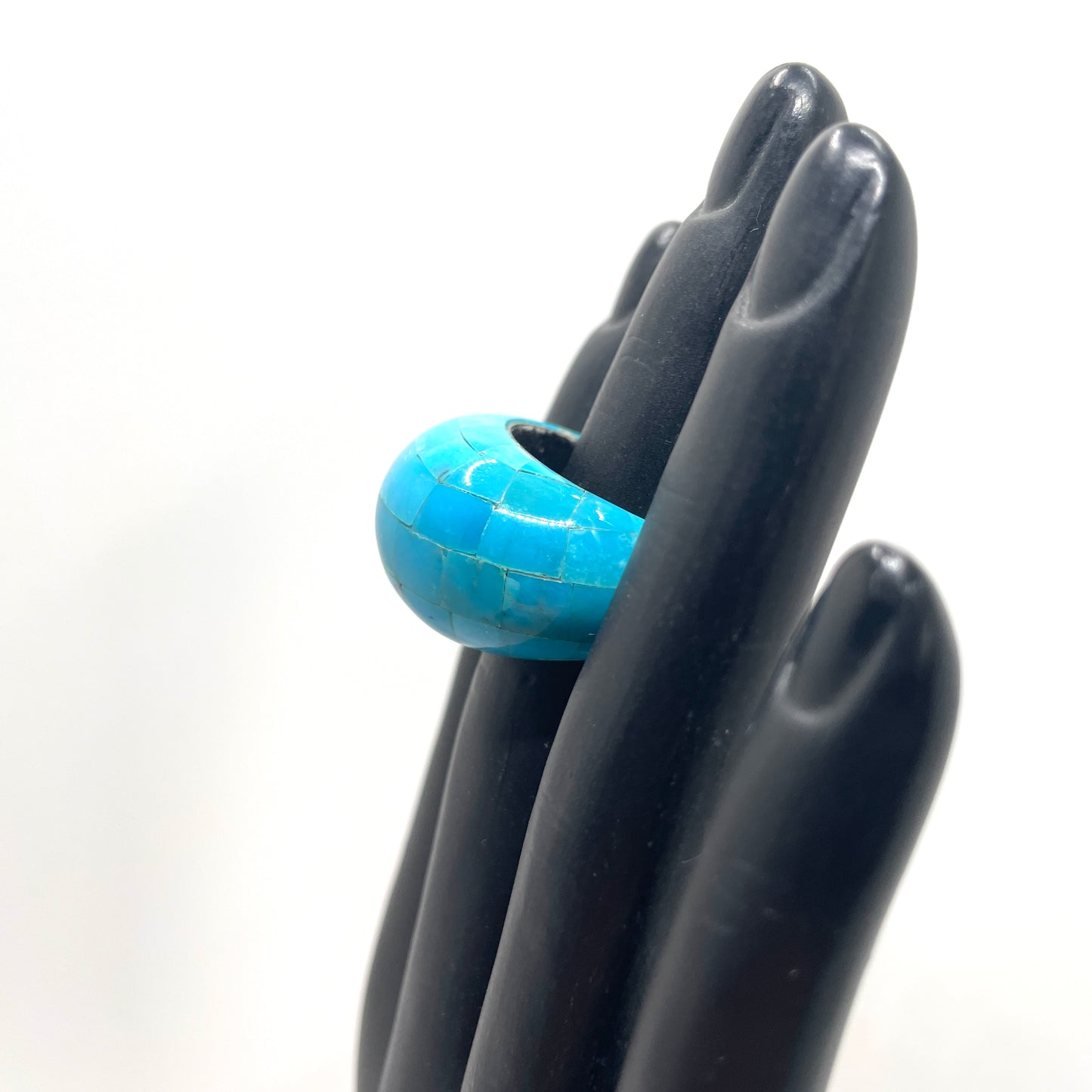 Vintage Blue Cocktail Ring - Size 9.5