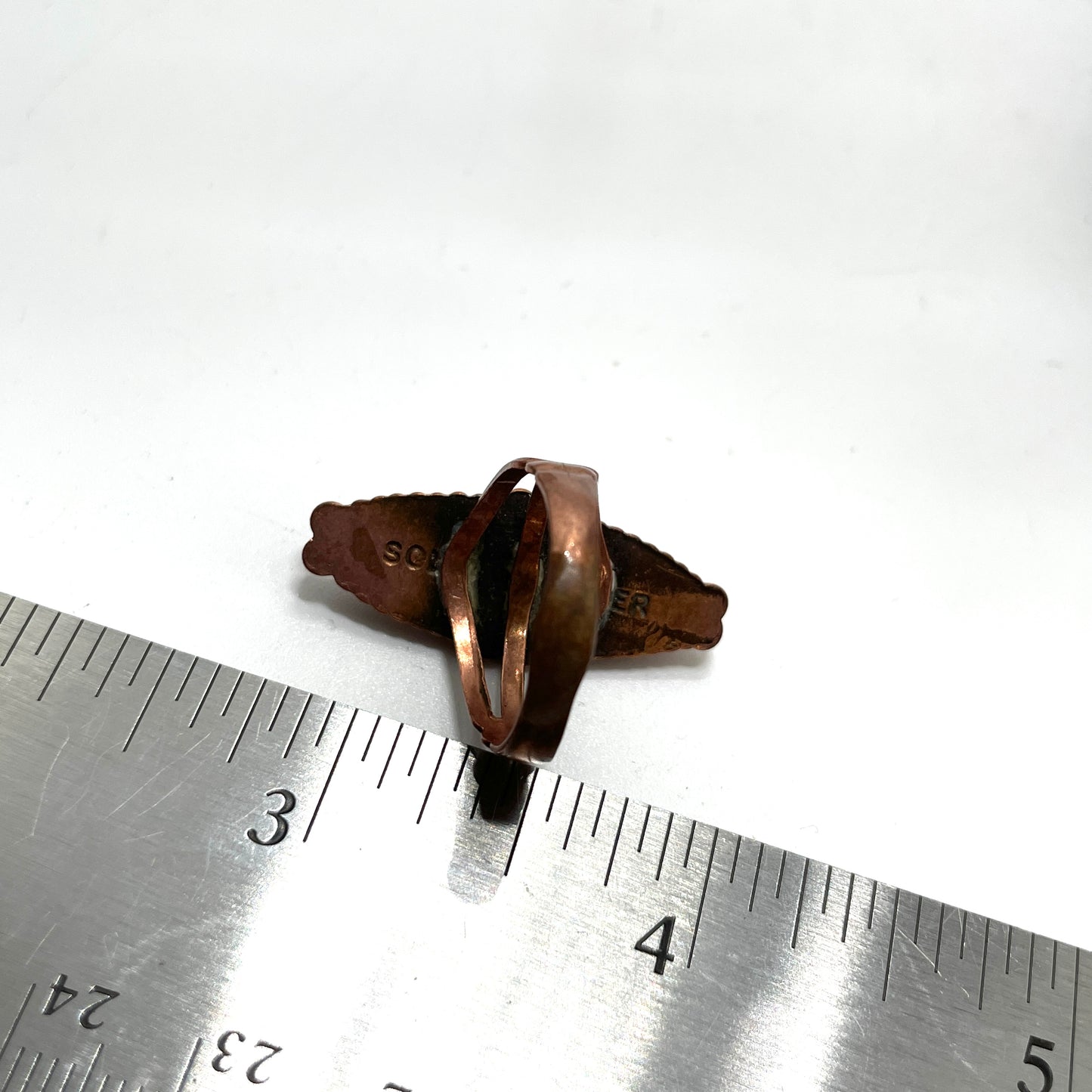 Vintage Copper Ring - Size 6.5