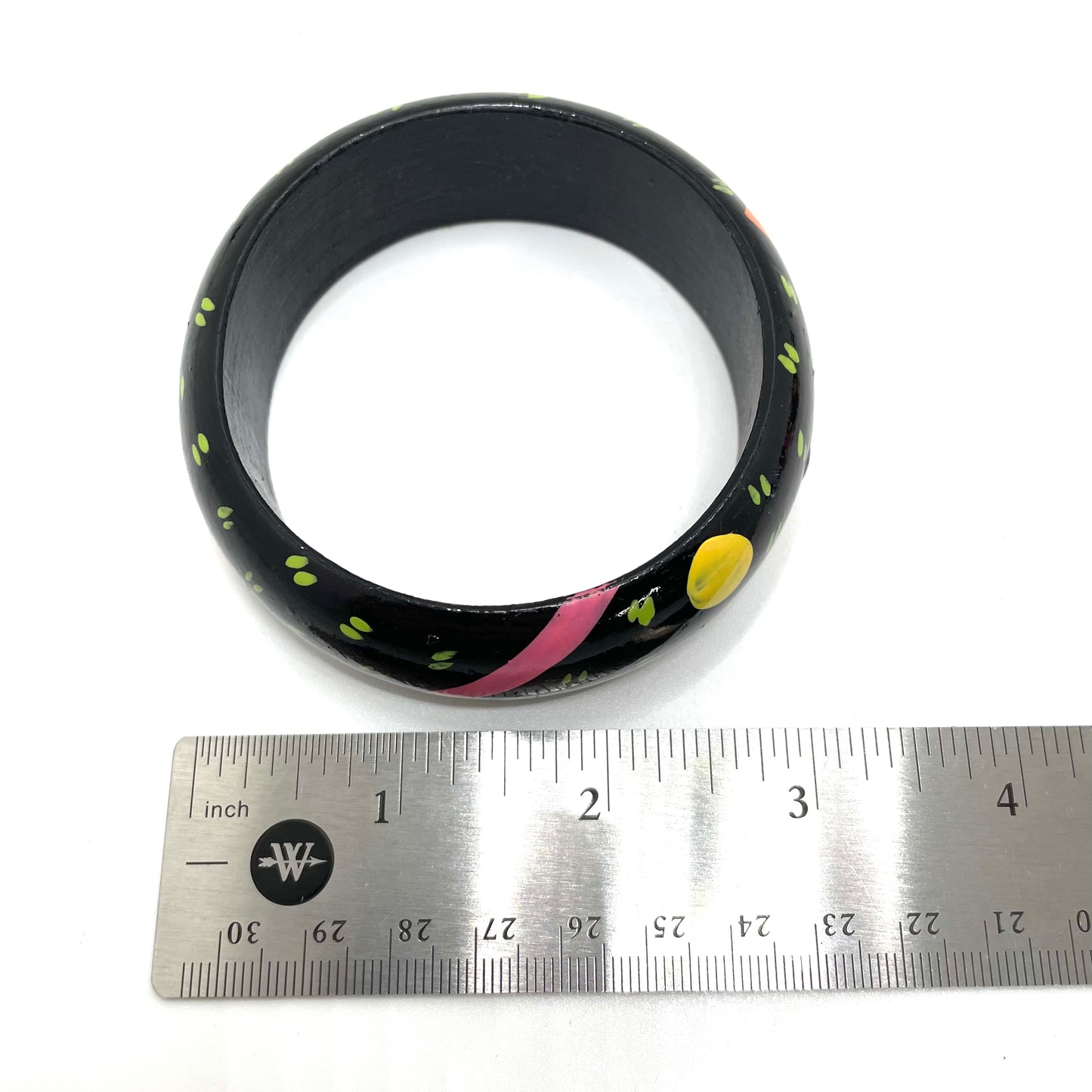 Vintage 1980s Neon Bangle Bracelet & Necklace