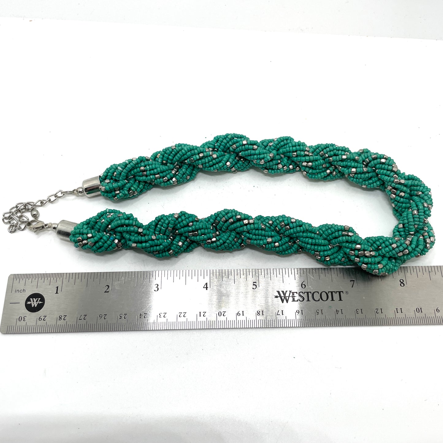 Vintage Beaded Twist Necklace