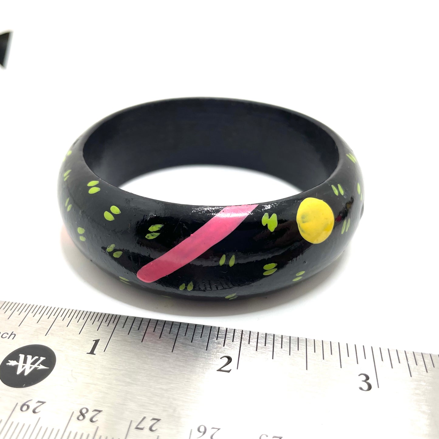 Vintage 1980s Neon Bangle Bracelet & Necklace