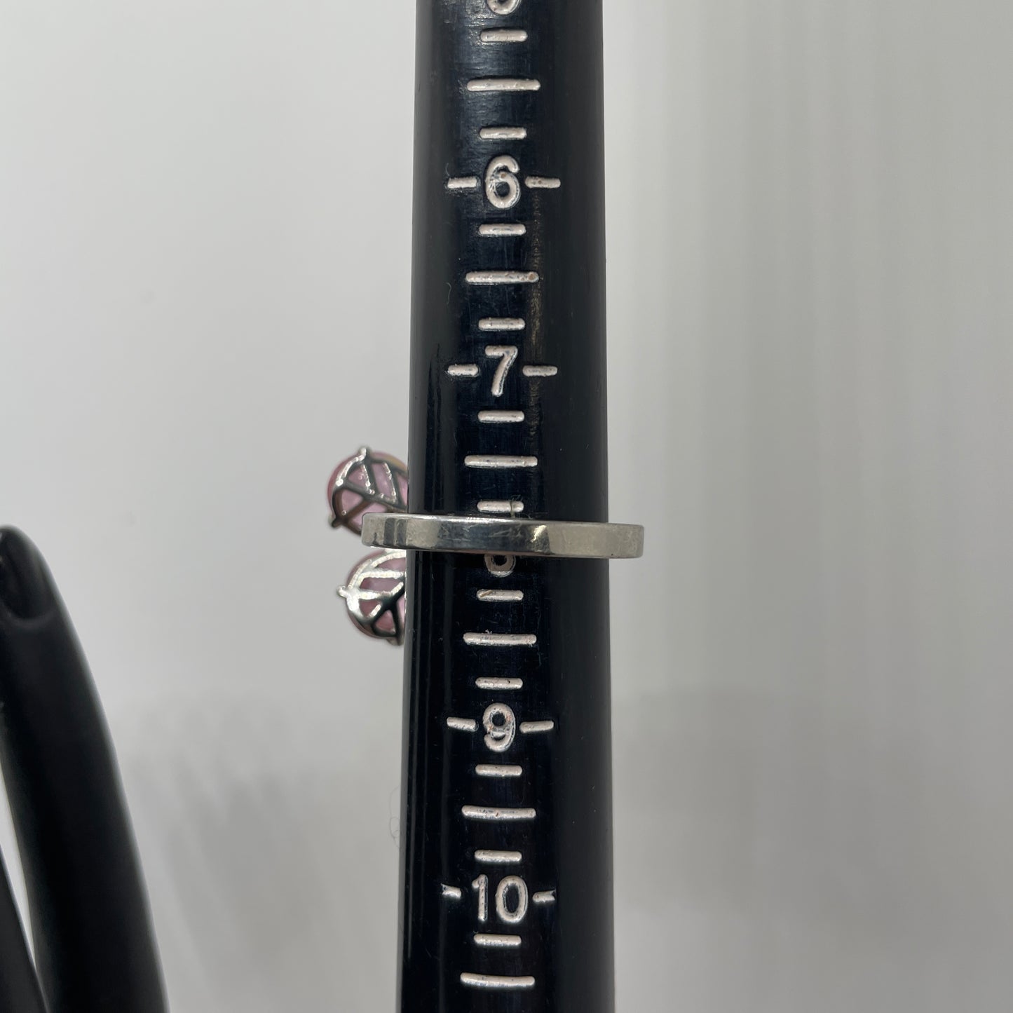 Pink Flower Cocktail Ring - Adjustable Size 8-11