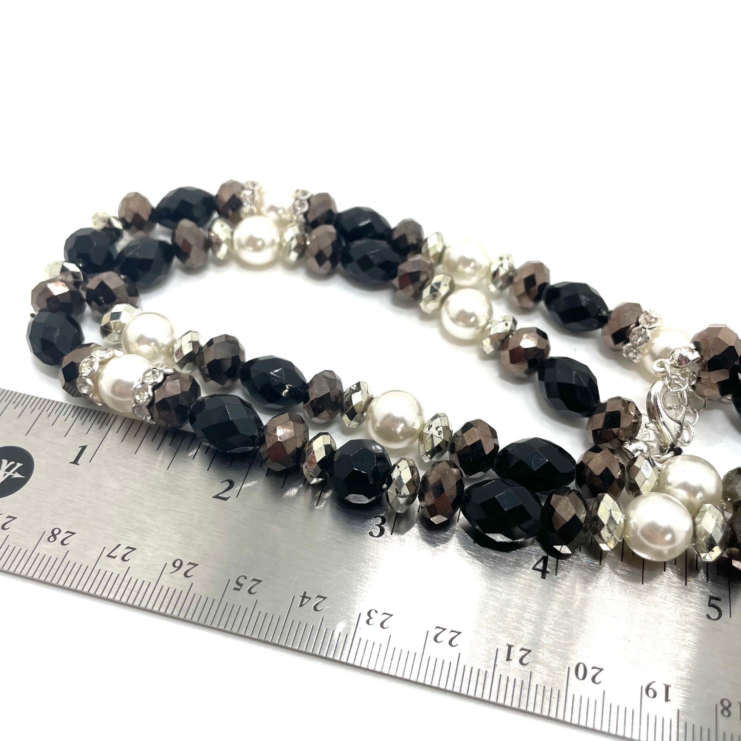 White House Black Market Beaded Strand Necklace