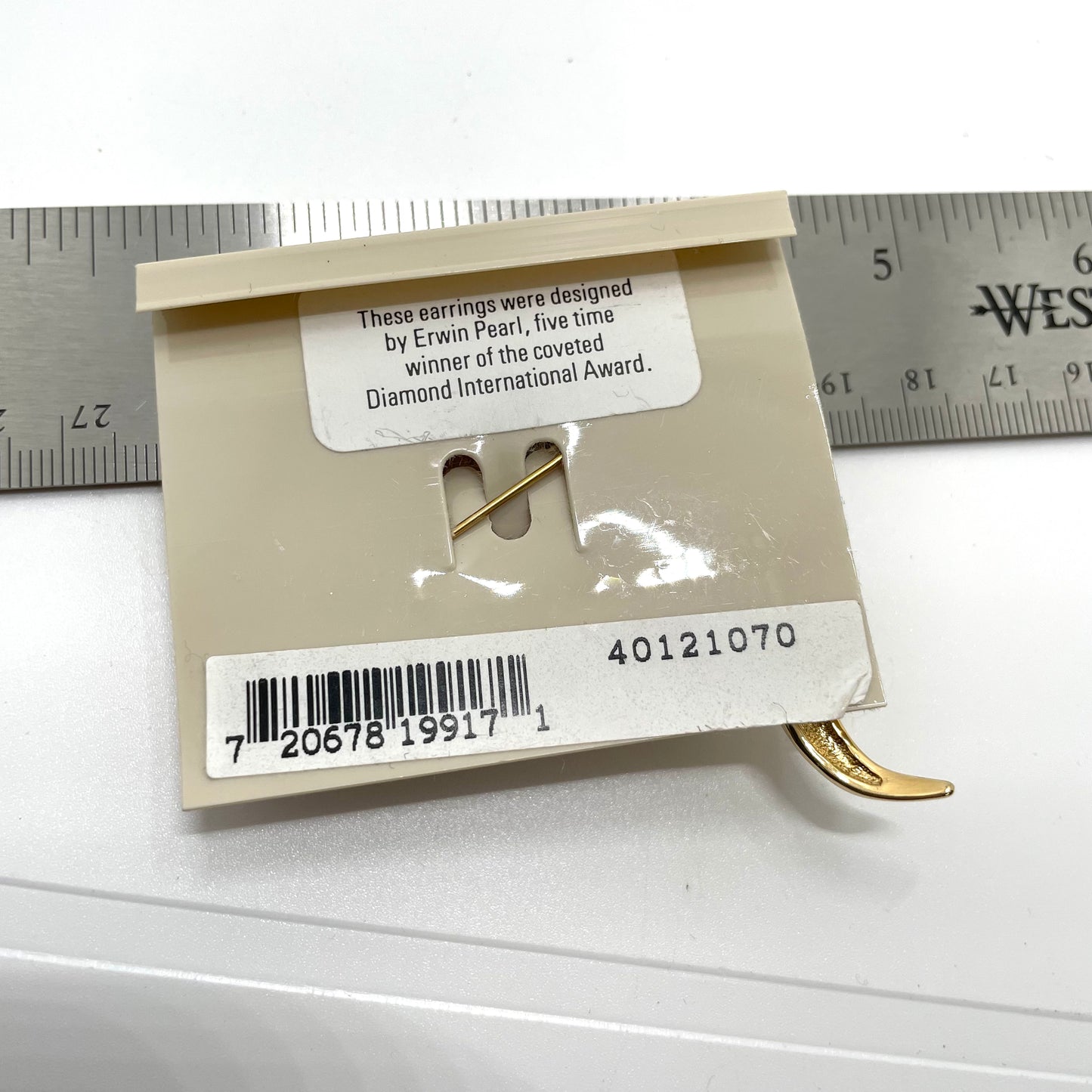 Vintage Erwin Pearl for Neiman Marcus Gold Pin