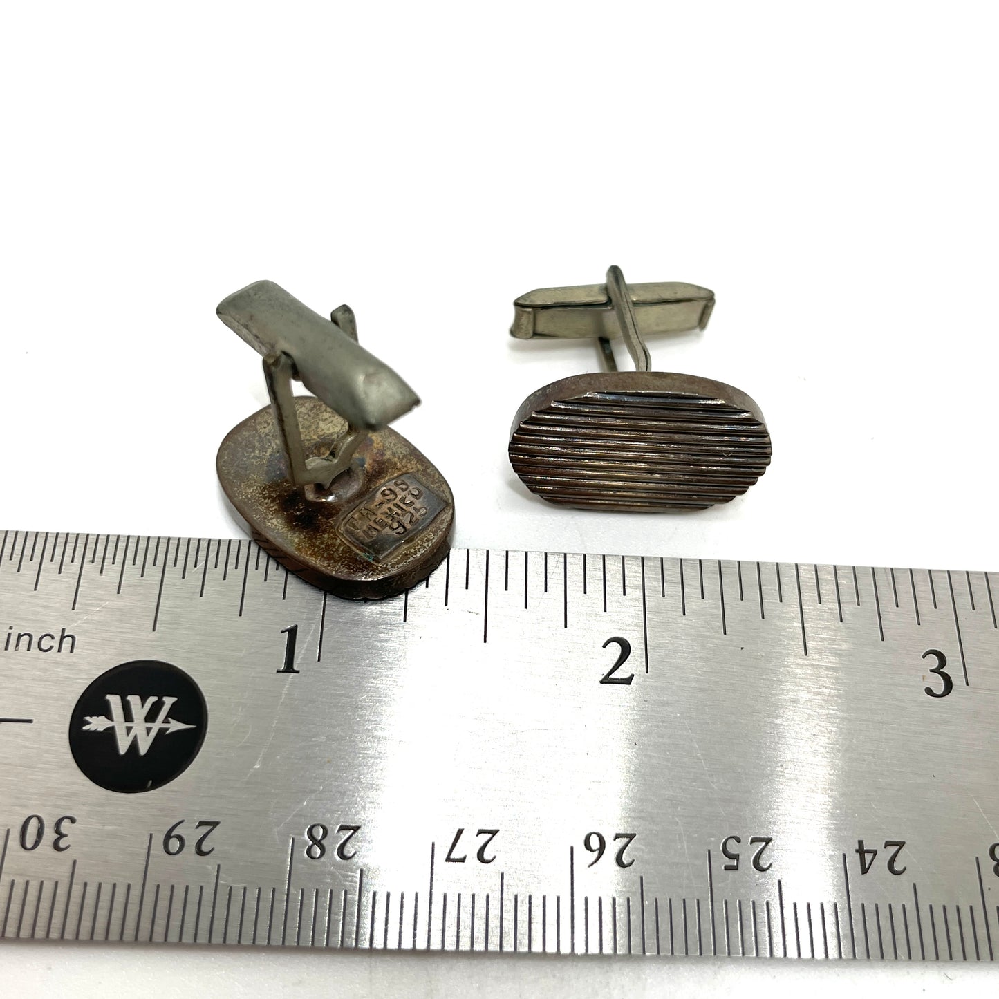 Vintage Mexican Sterling Silver Cufflinks