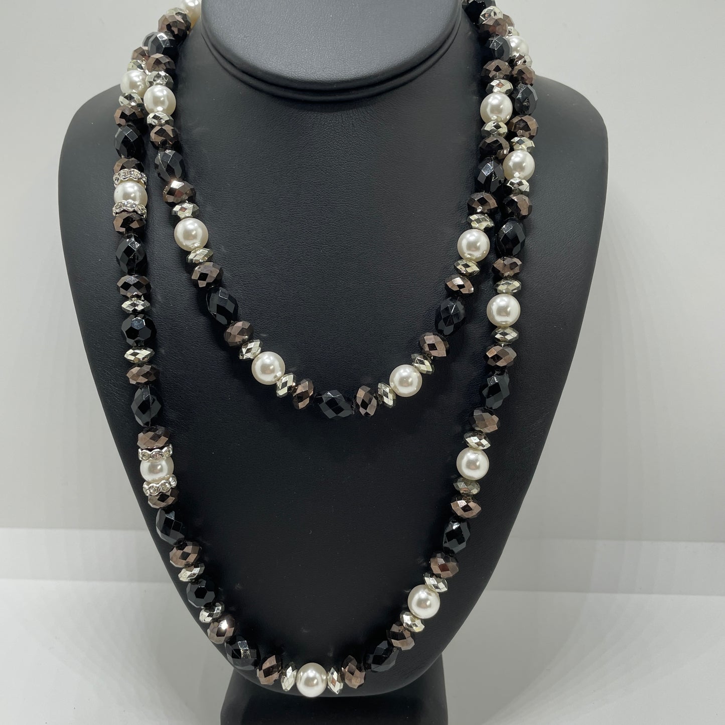 White House Black Market Beaded Strand Necklace