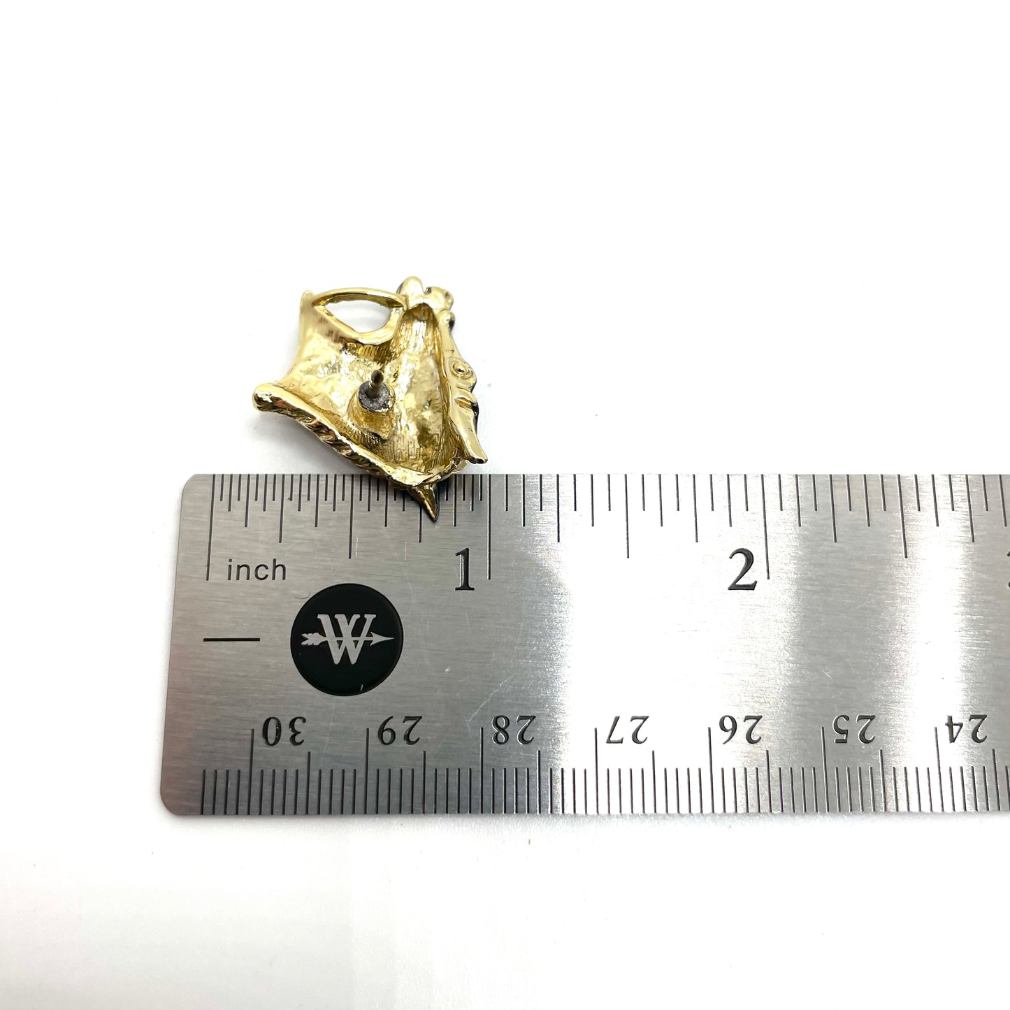 Vintage Red Maple Leaf Pin