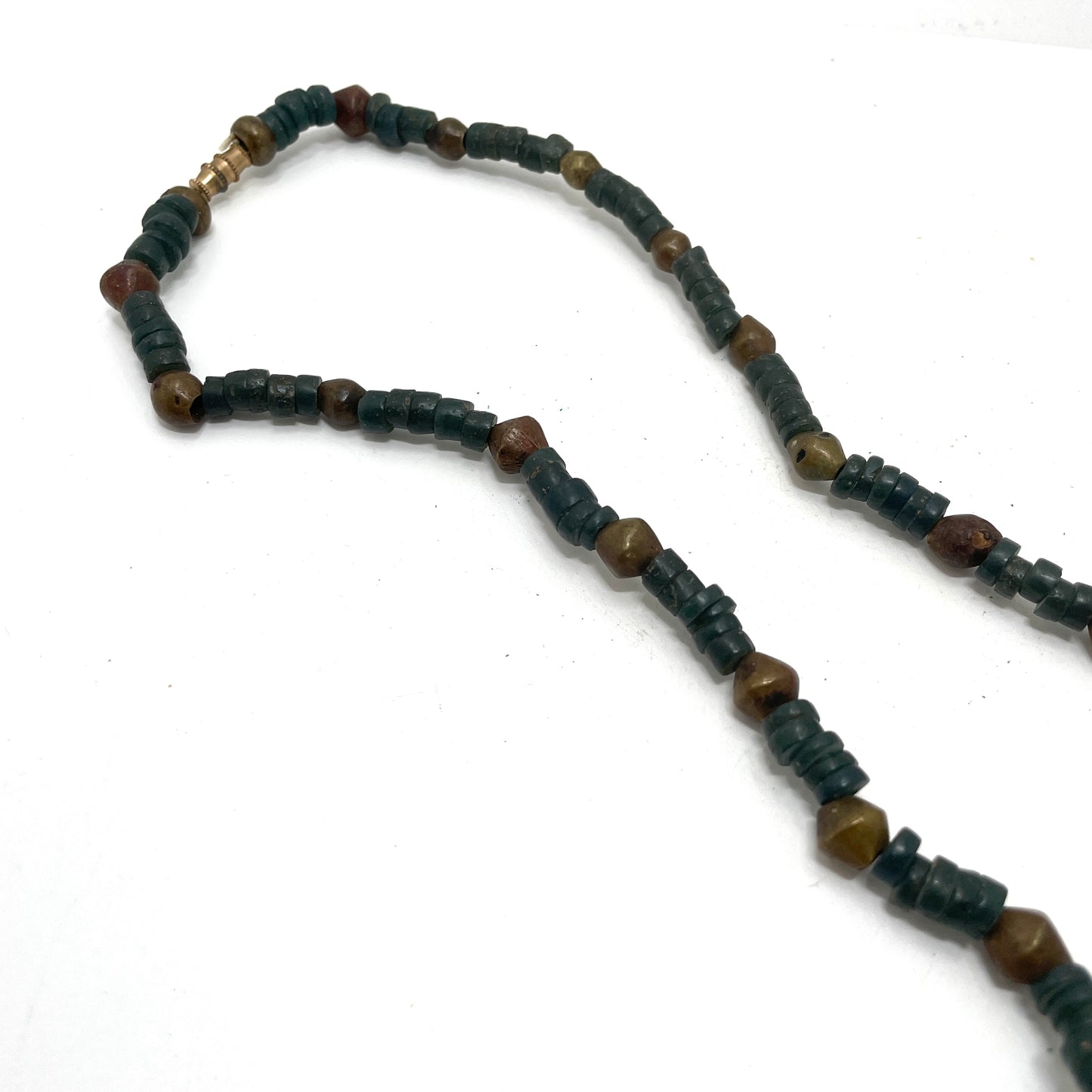Vintage Beaded Necklace with Funky Pendant