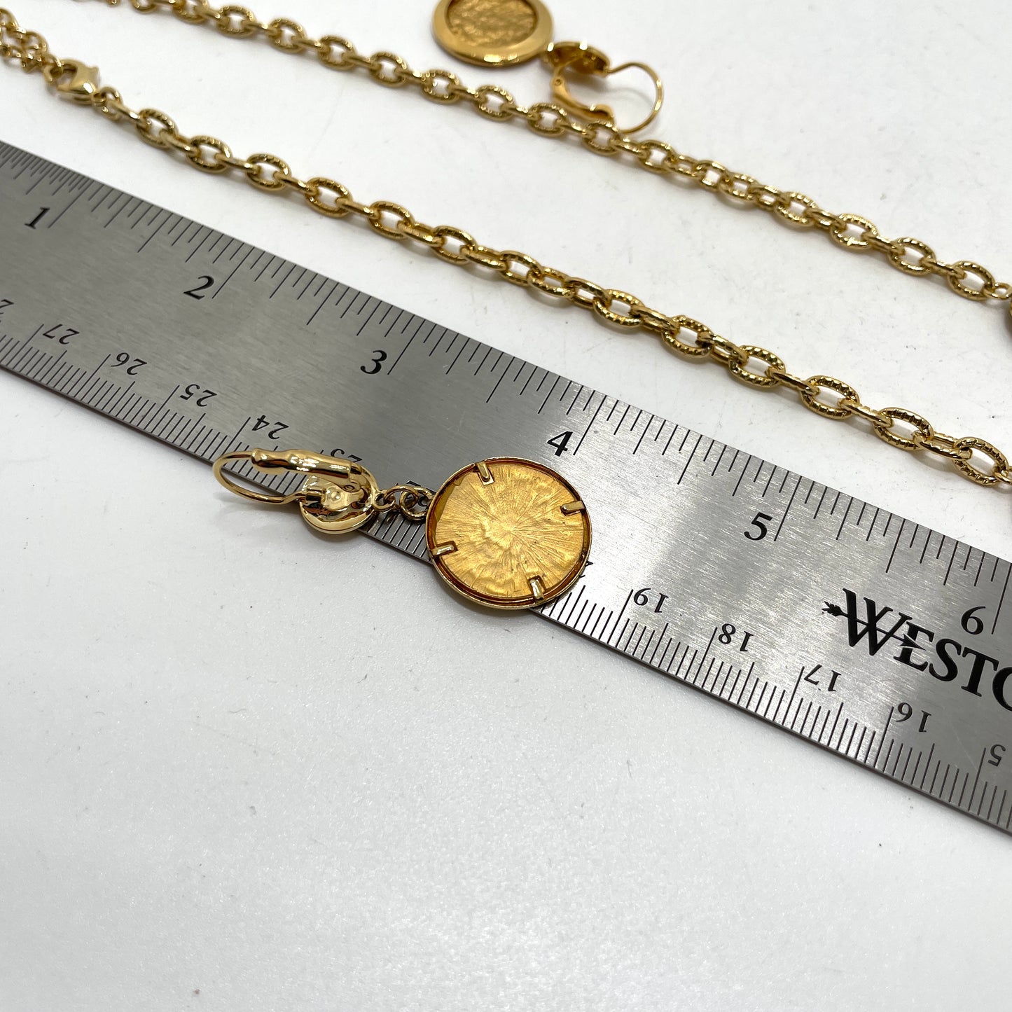 Vintage Necklace & Dangle Earring Set