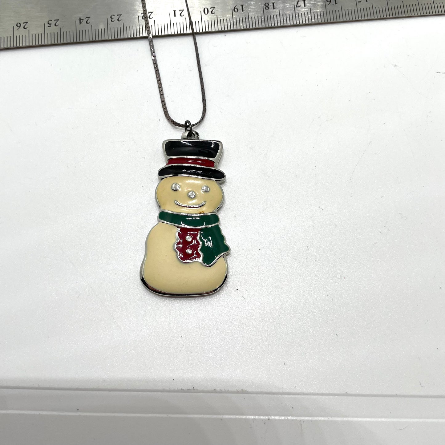 Wallace Silversmiths Snowman Sterling Silver Necklace