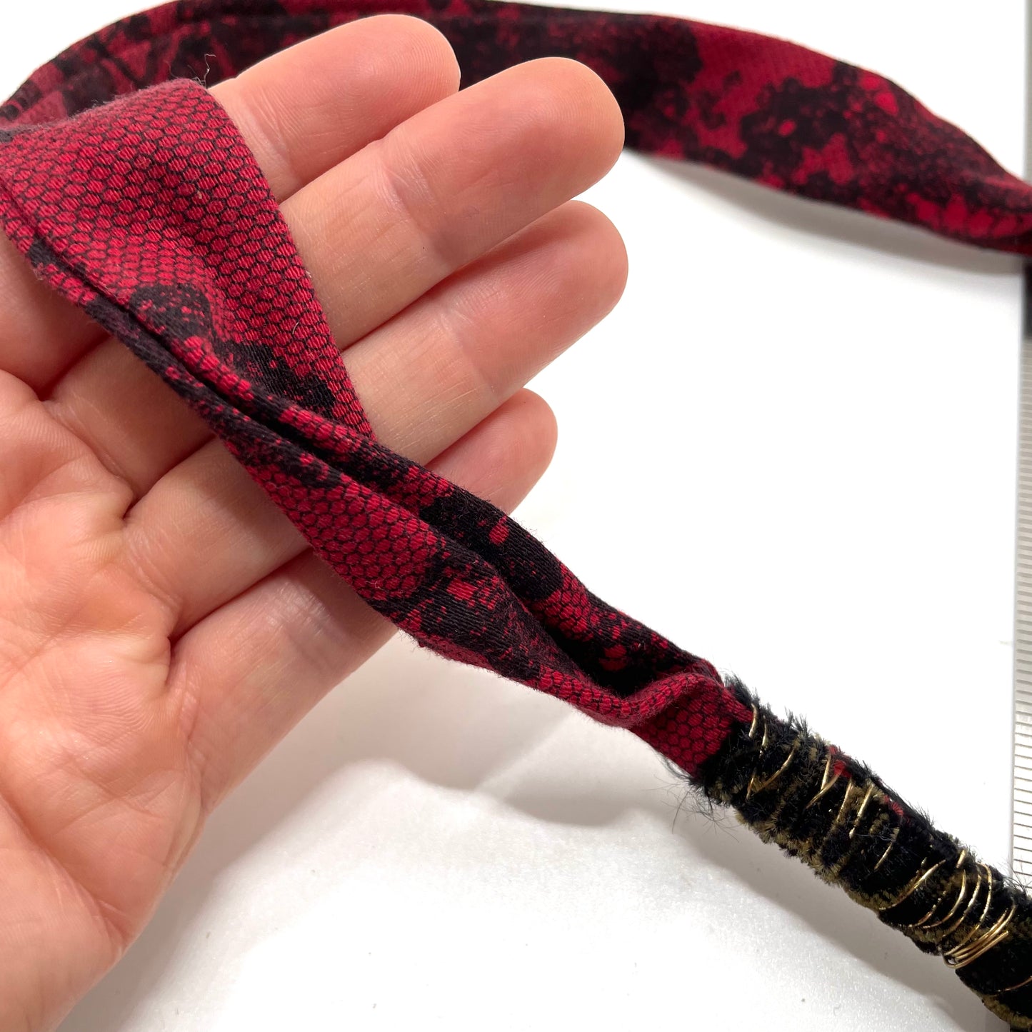 Vintage Red & Black Statement Necklace