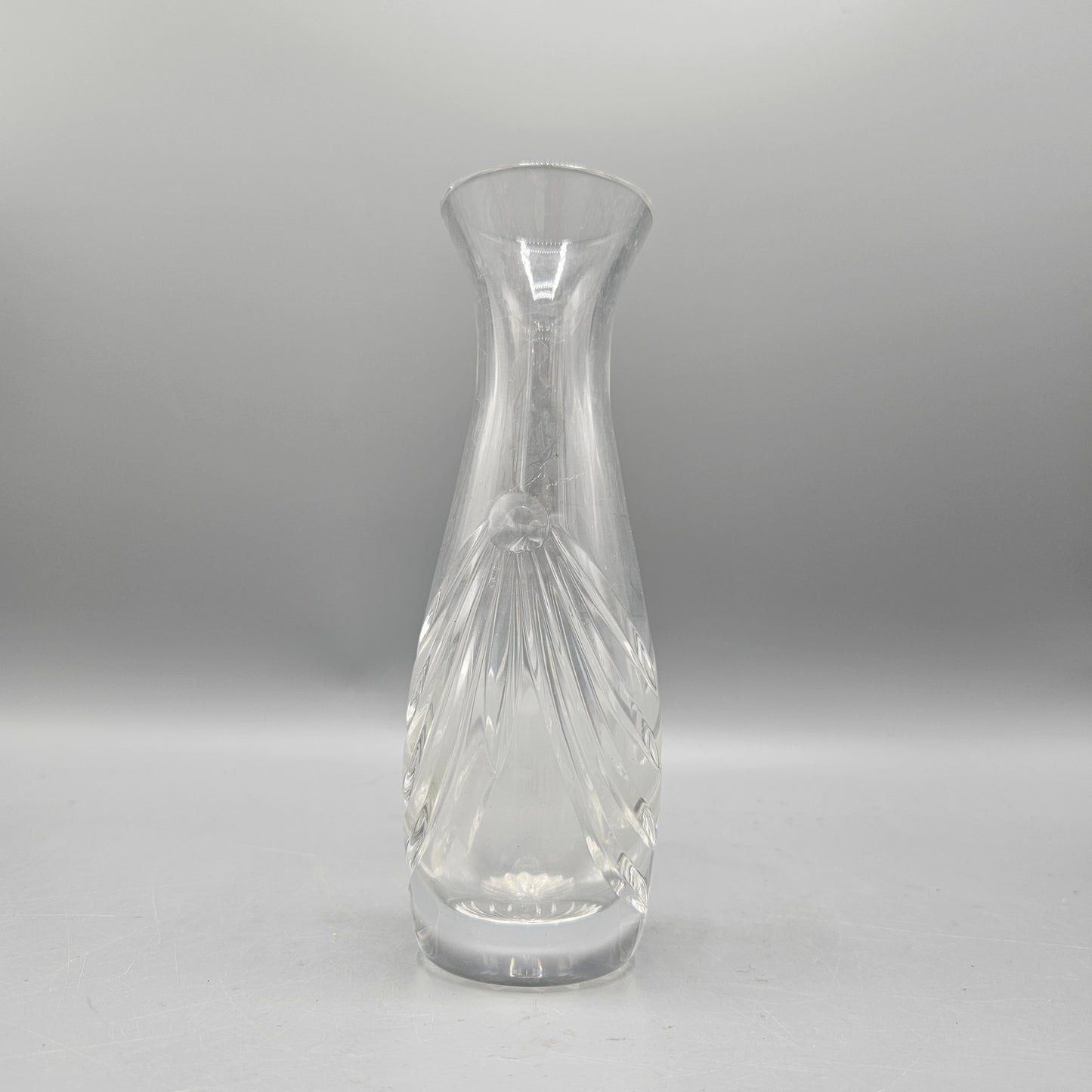 Contemporary Waterford Style Cut Crystal Vase