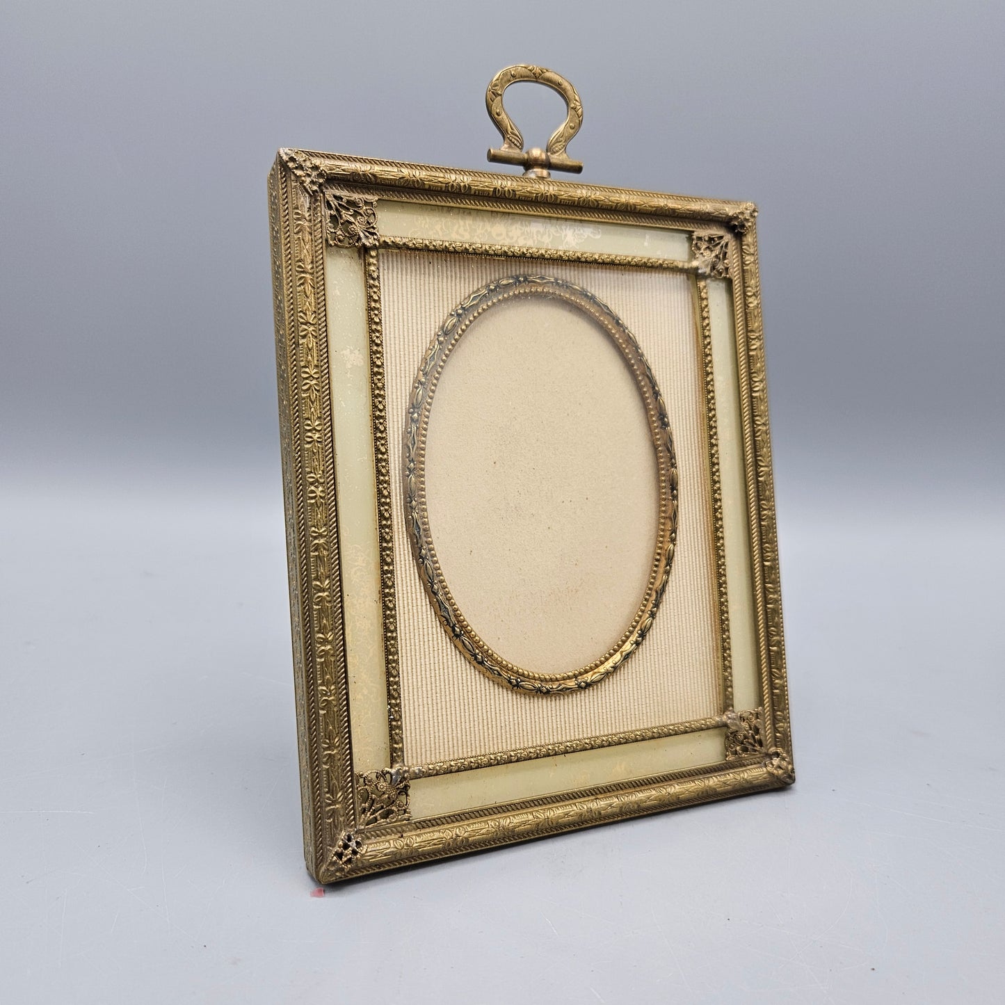 French Omalu Bronze Picture Frame
