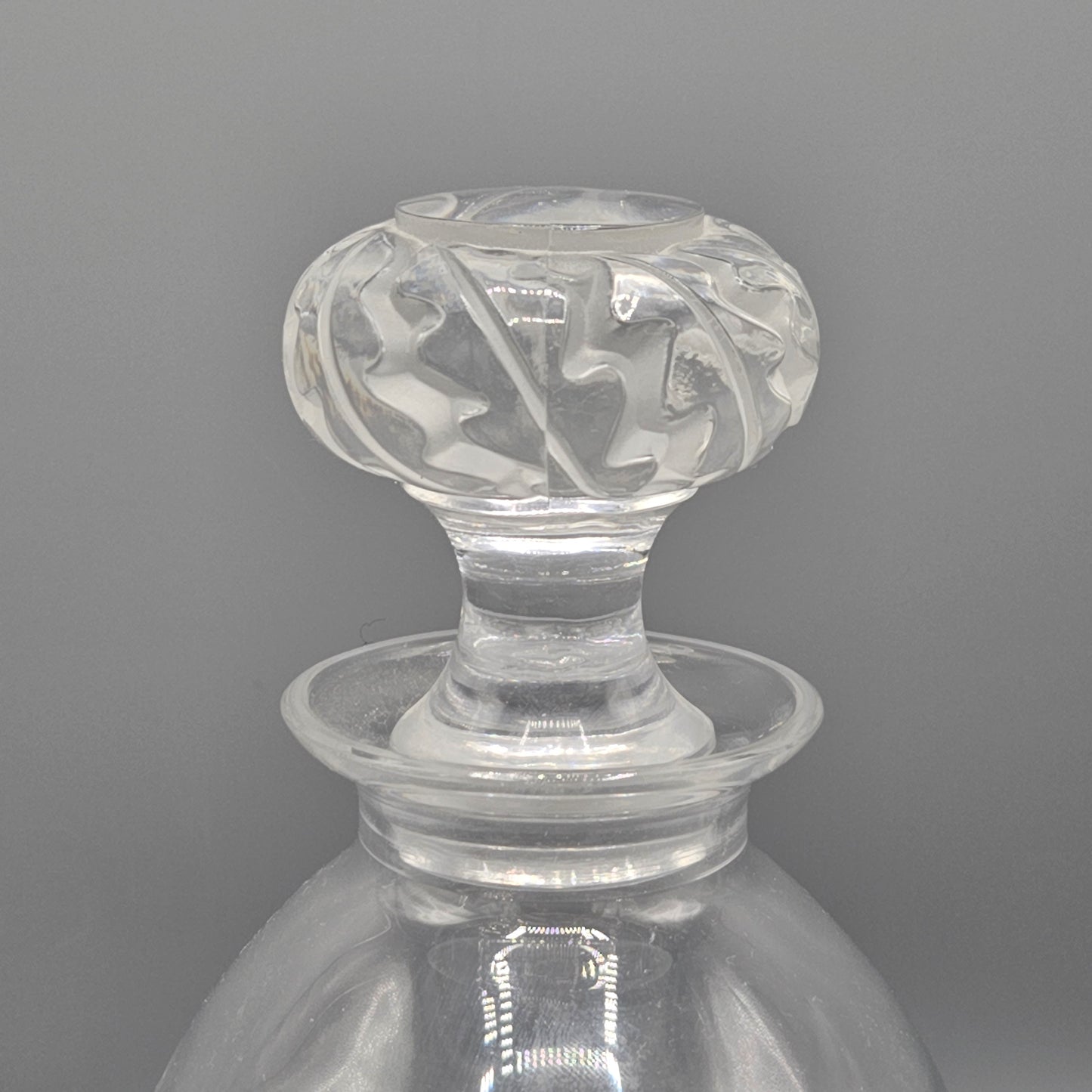 Lalique Crystal Saint Hubert Decanter