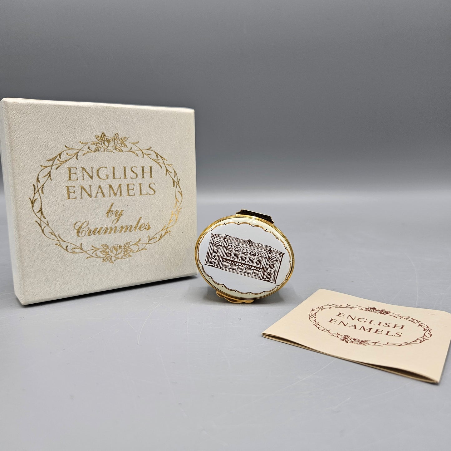 Crummles England Enamel Limited Edition Bailey Banks & Biddle Academy of Music Box