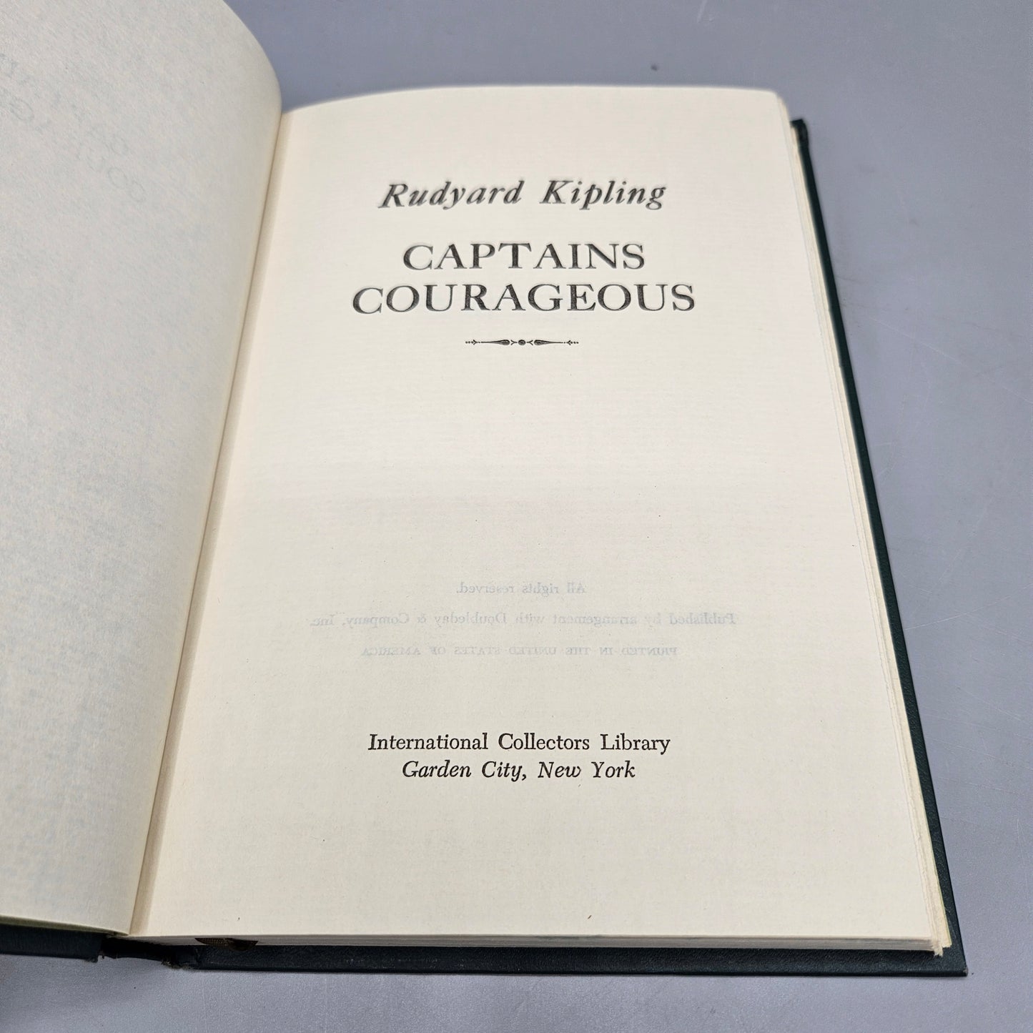 Rudyard Kipling "Captain Courageous" International Collectors Library