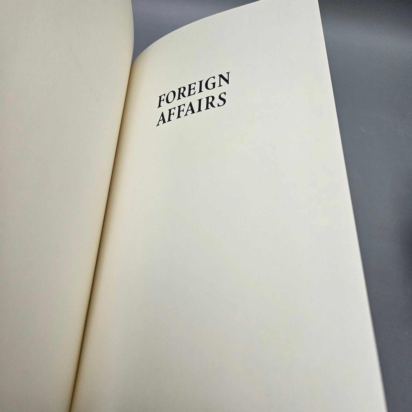 Leatherbound Book - Alison Lurie "Foreign Affairs" Signed First Edition Franklin Library