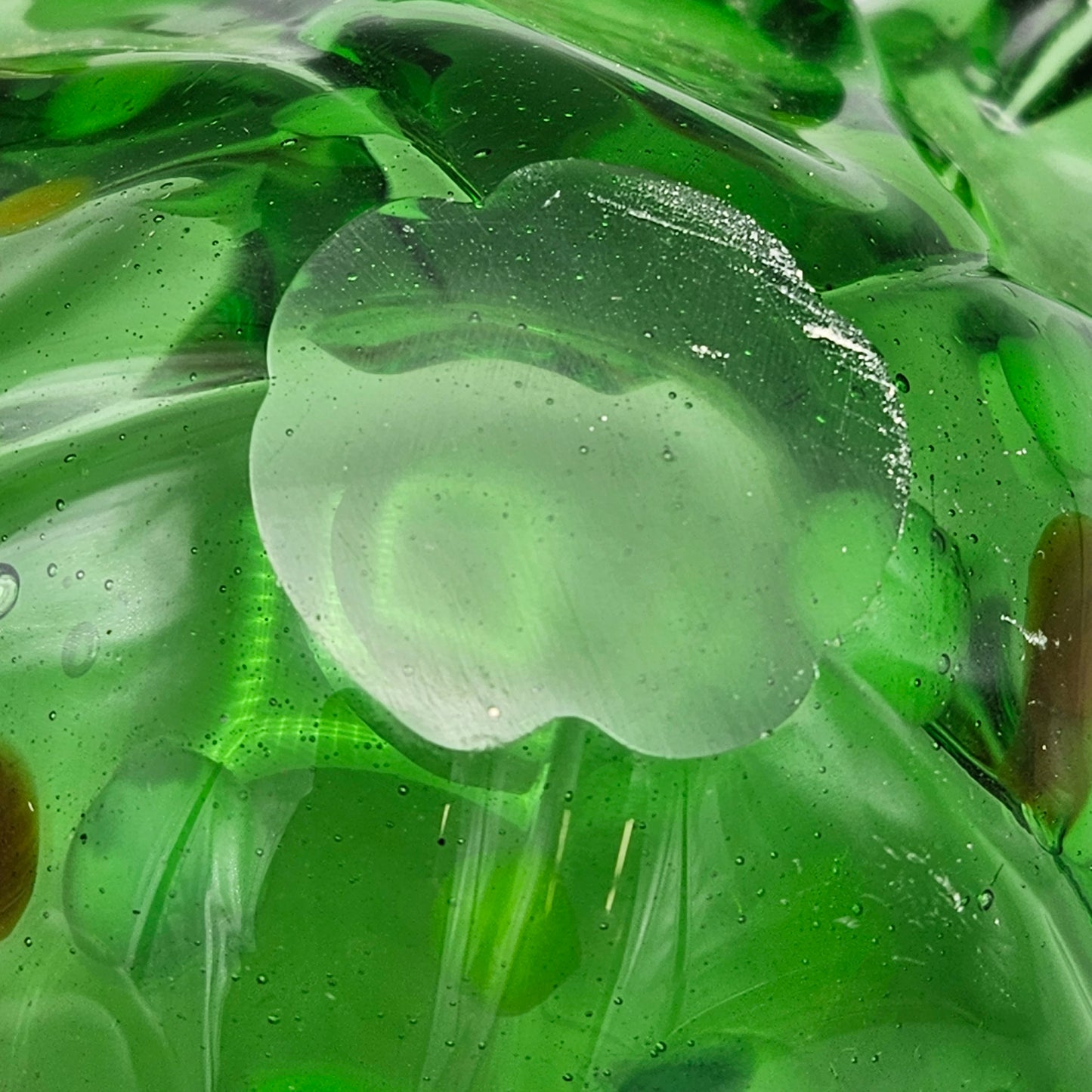Green Murano Glass Bowl / Ashtray