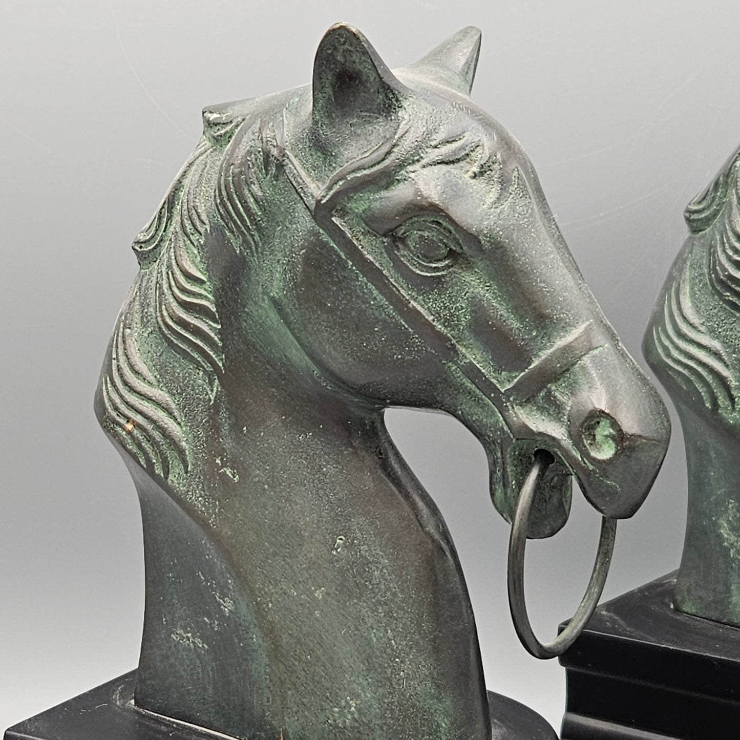 Pair Horse Head Bookends