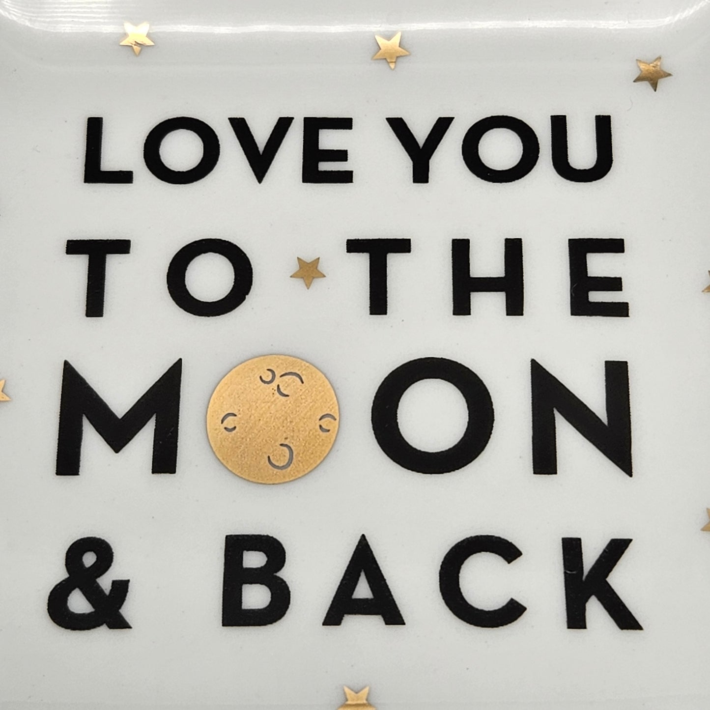 Paper Source "Love You to the Moon and Back" Porcelain Tray