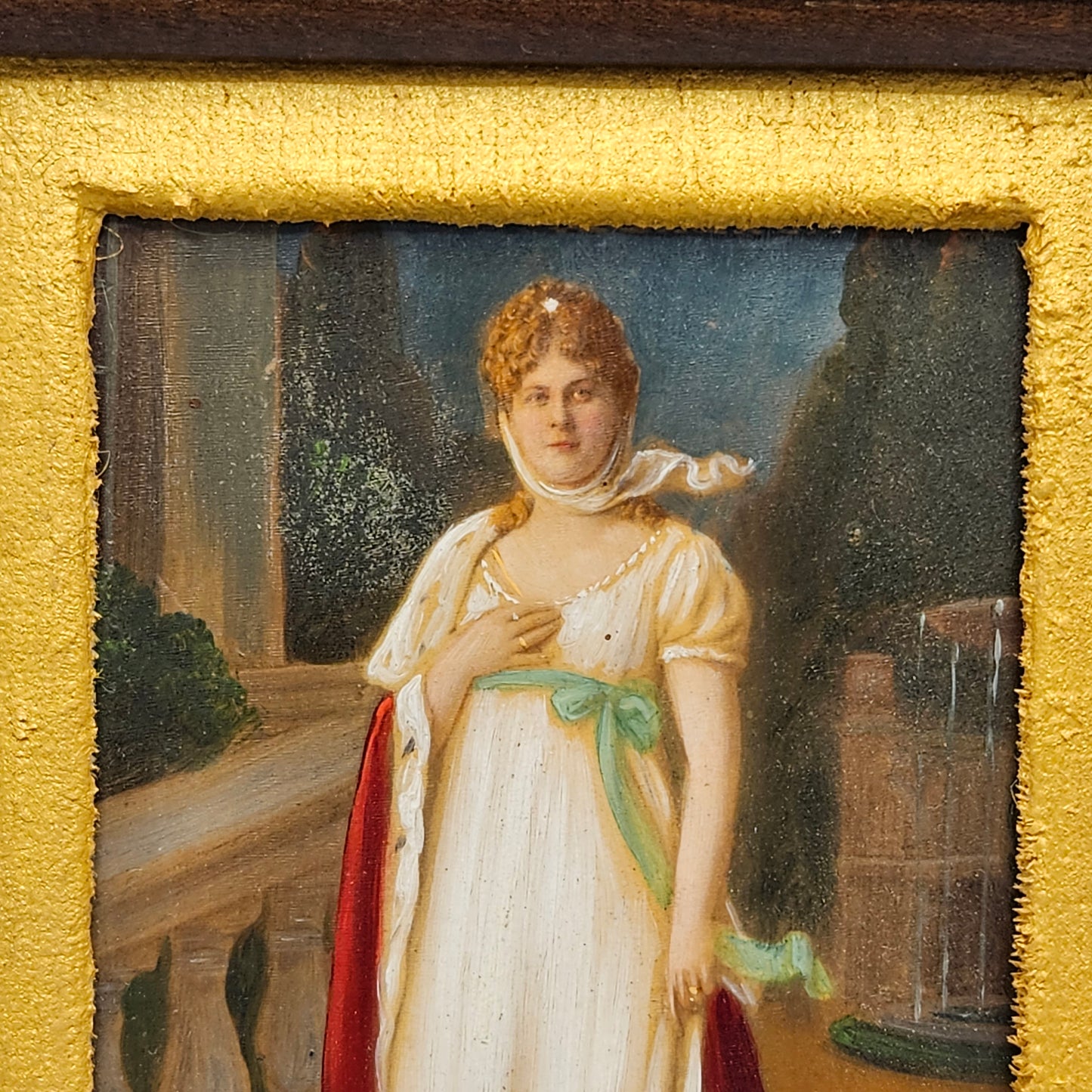 Painted Print on Board of Queen Louise of Prussia