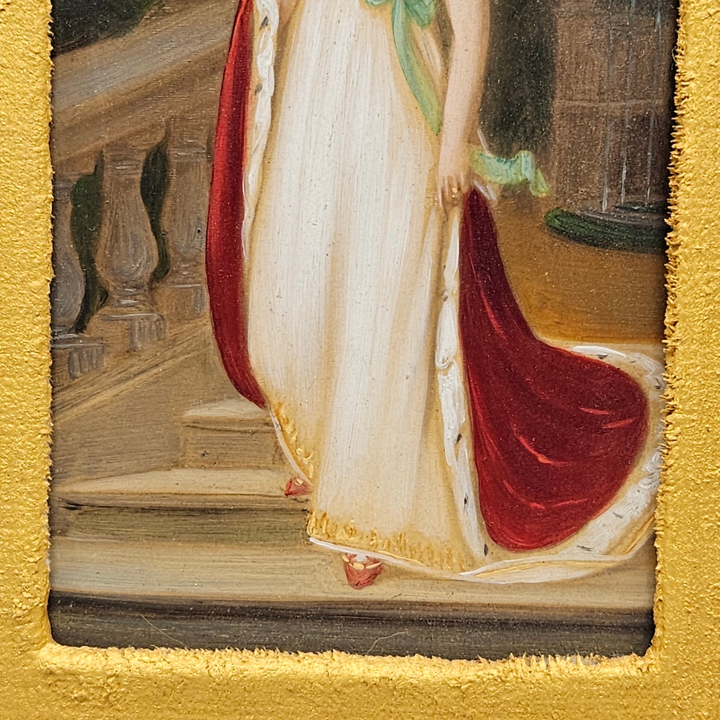 Painted Print on Board of Queen Louise of Prussia