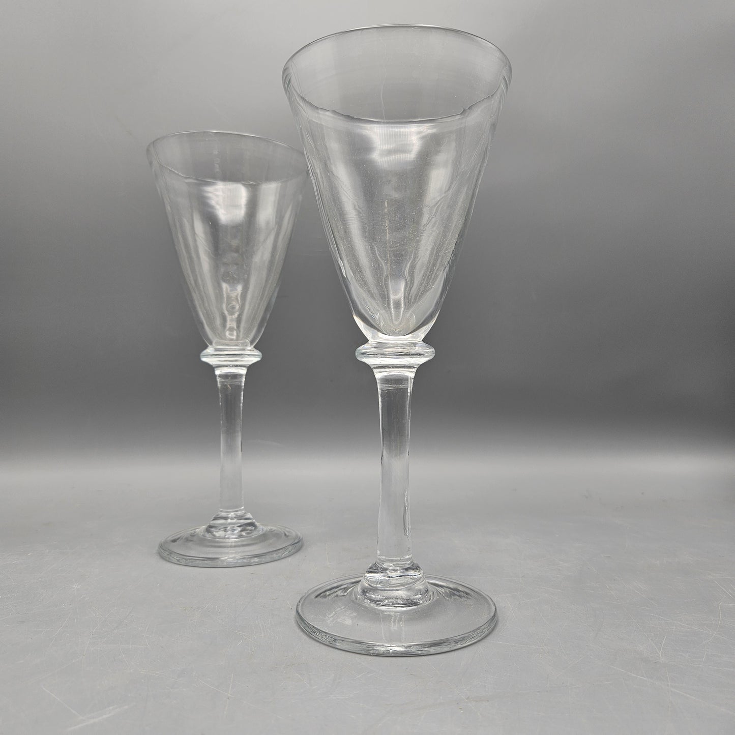 Pair Simon Pearce Cavendish White Wine Glasses - Three Pairs Available