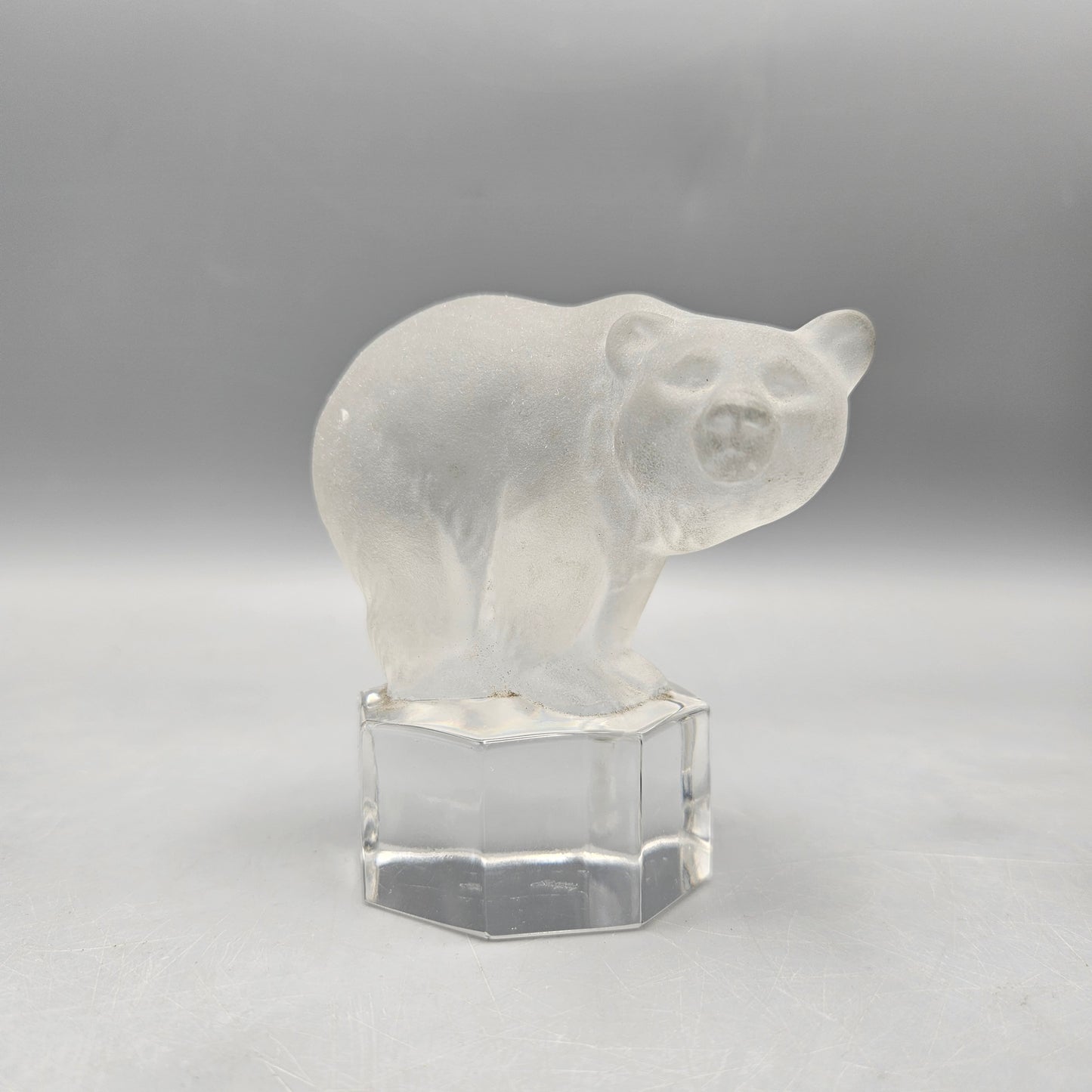 Goebel Crystal Bear Figurine