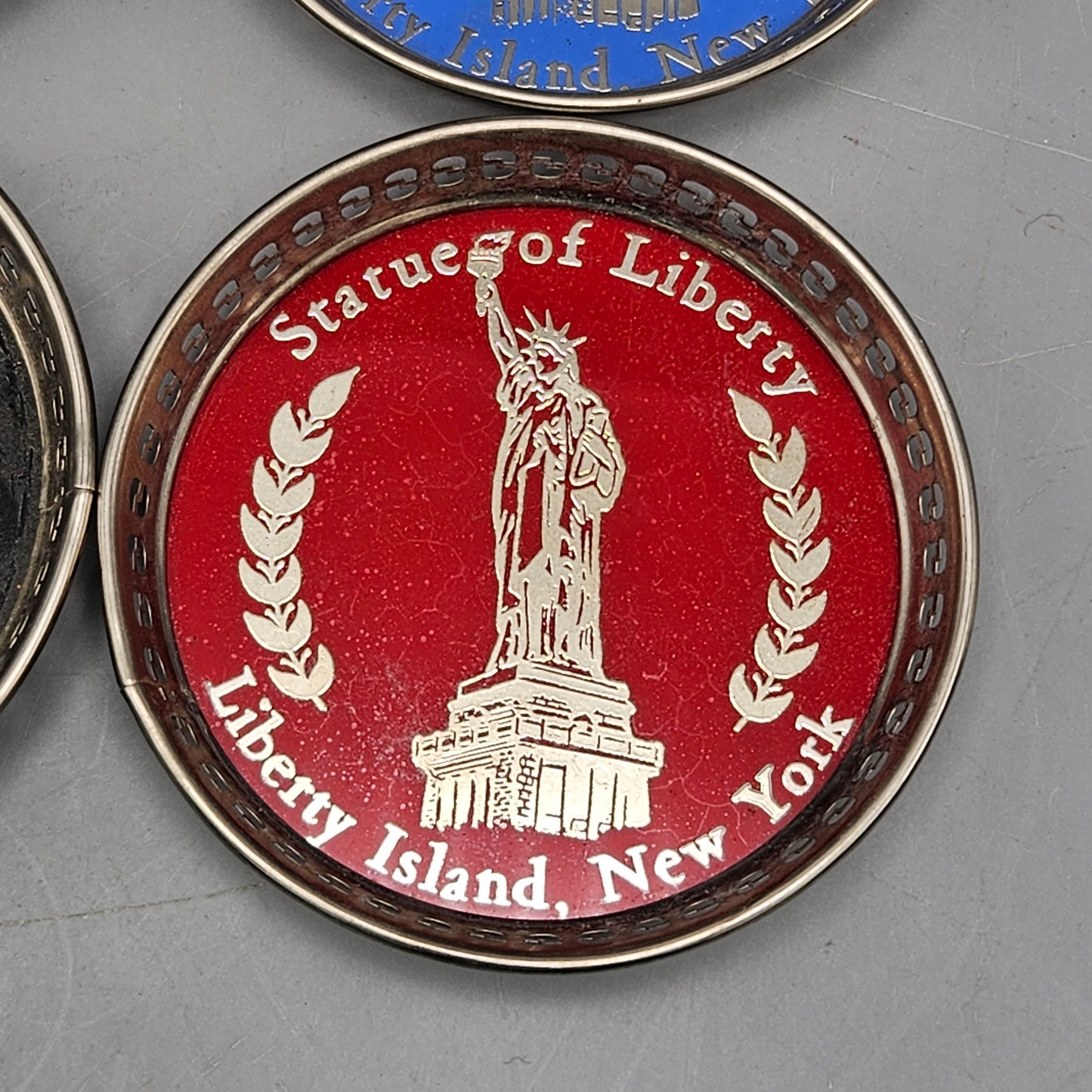 Set of 4 Vintage Statue of Liberty New York Coasters