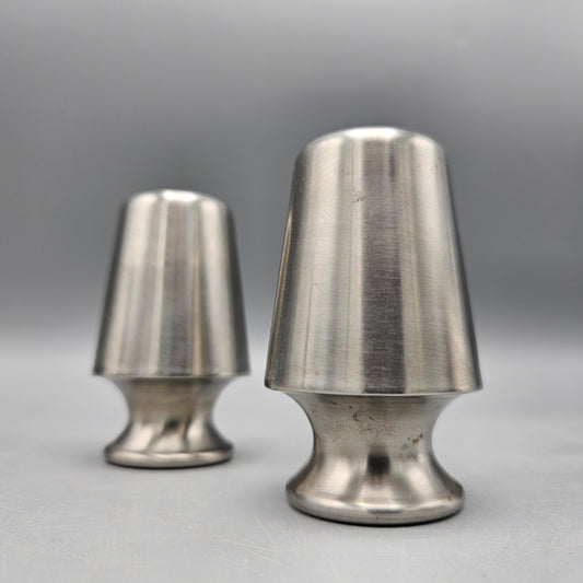 Ekco Eterna Japan Modernist Stainless Steel Salt Pepper Shakers