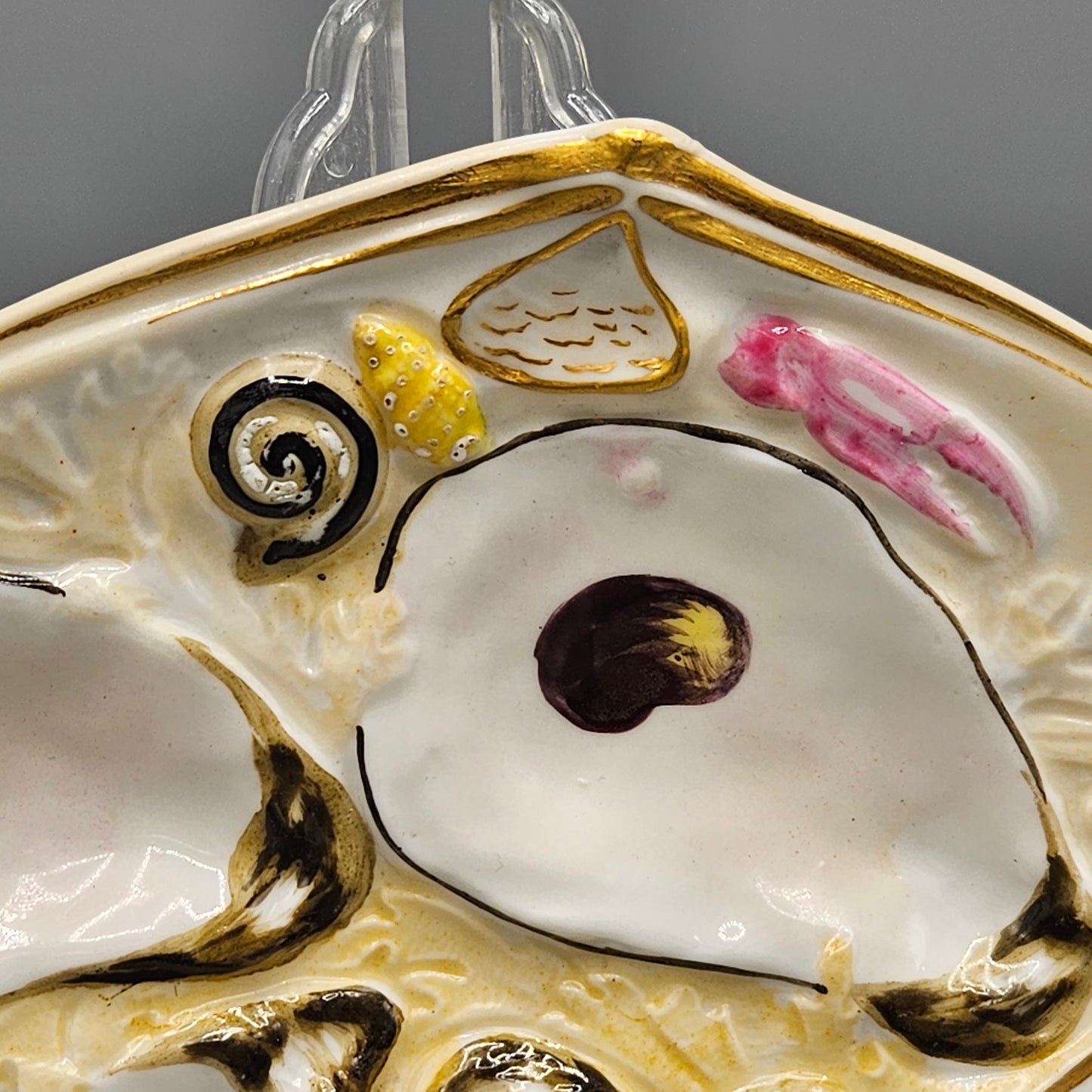 Union Porcelain Work for Richard Briggs Boston Oyster Plate