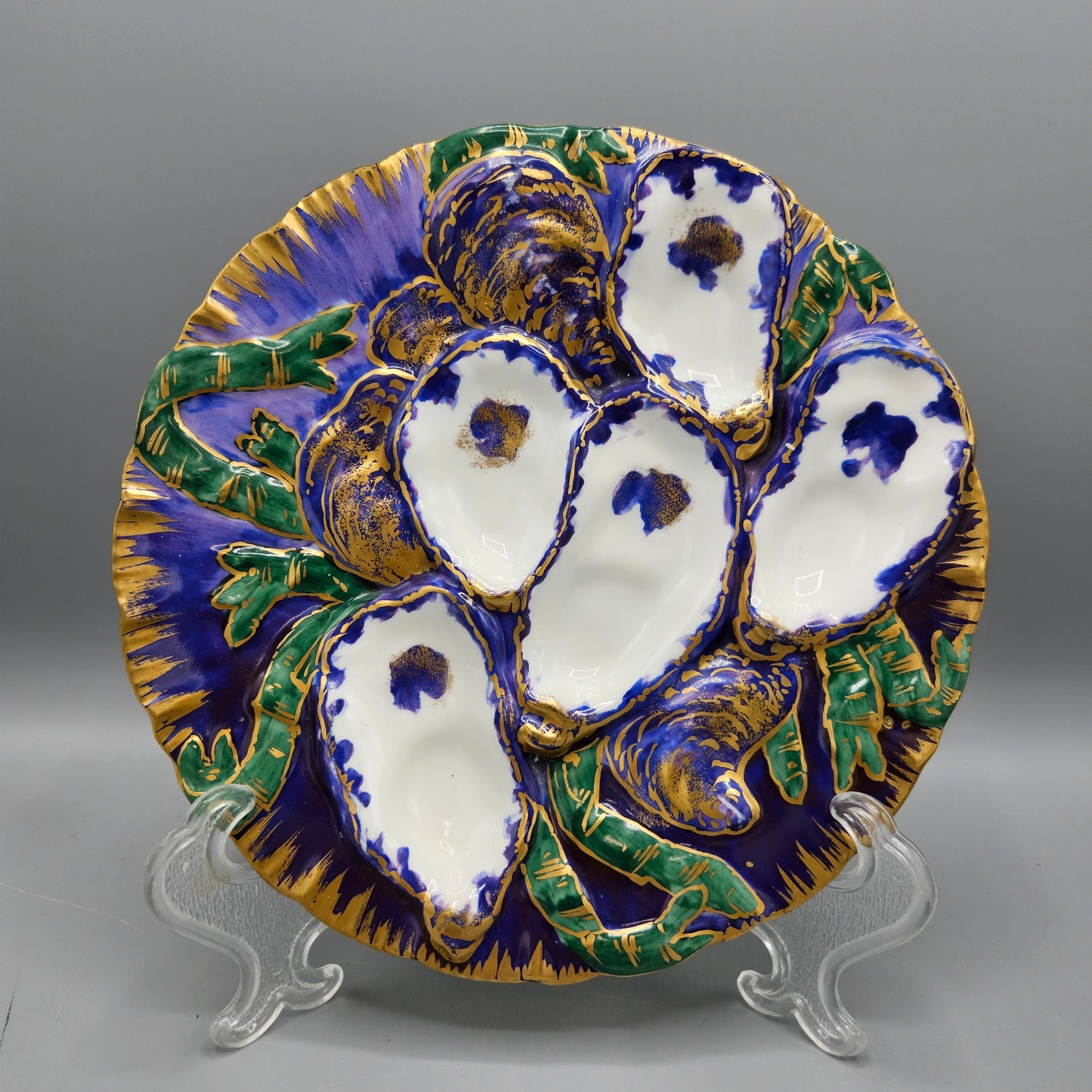 Haviland & Co Limoges Rutherford B Hayes Service Porcelain Oyster Plate
