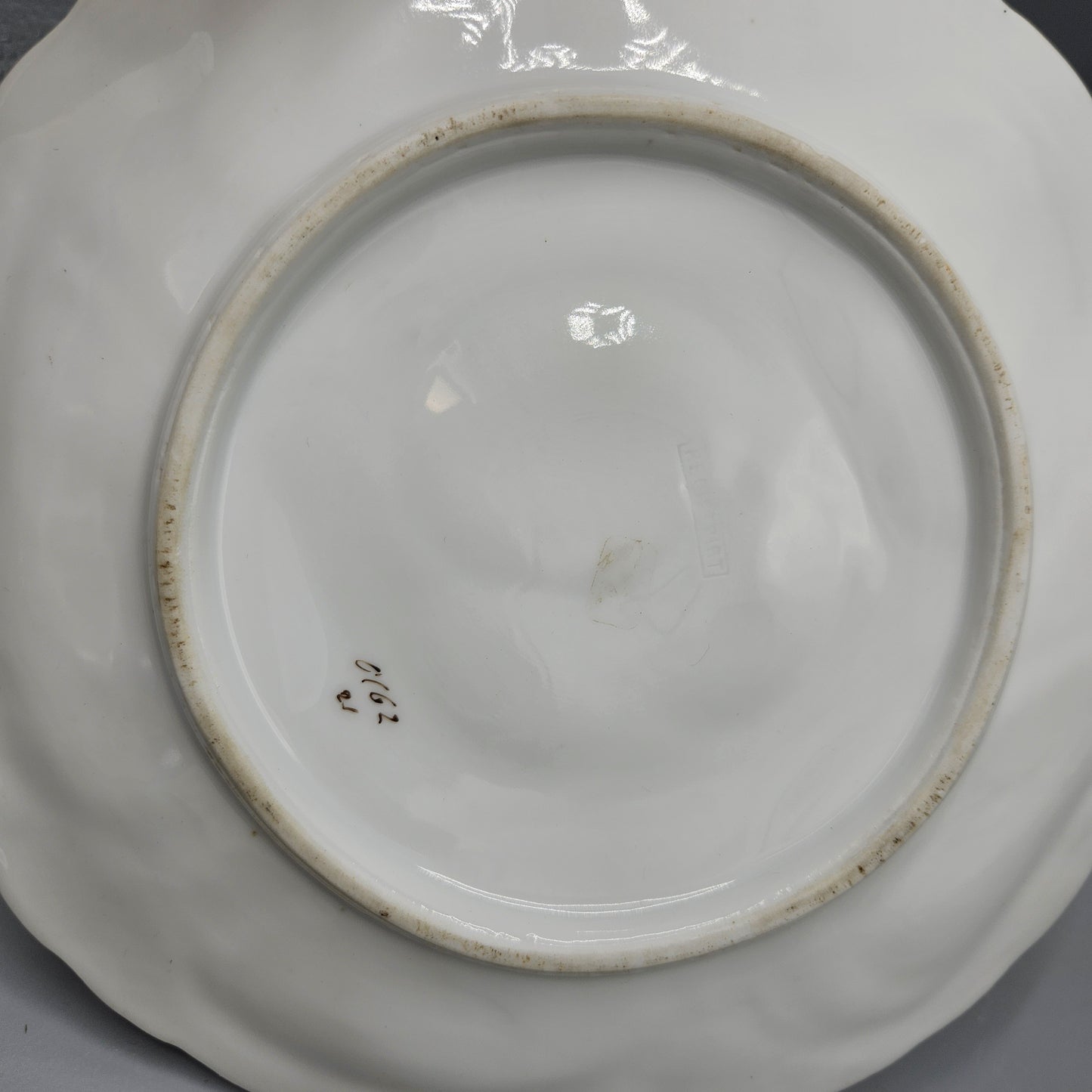 White Limoges Porcelain Oyster Plate
