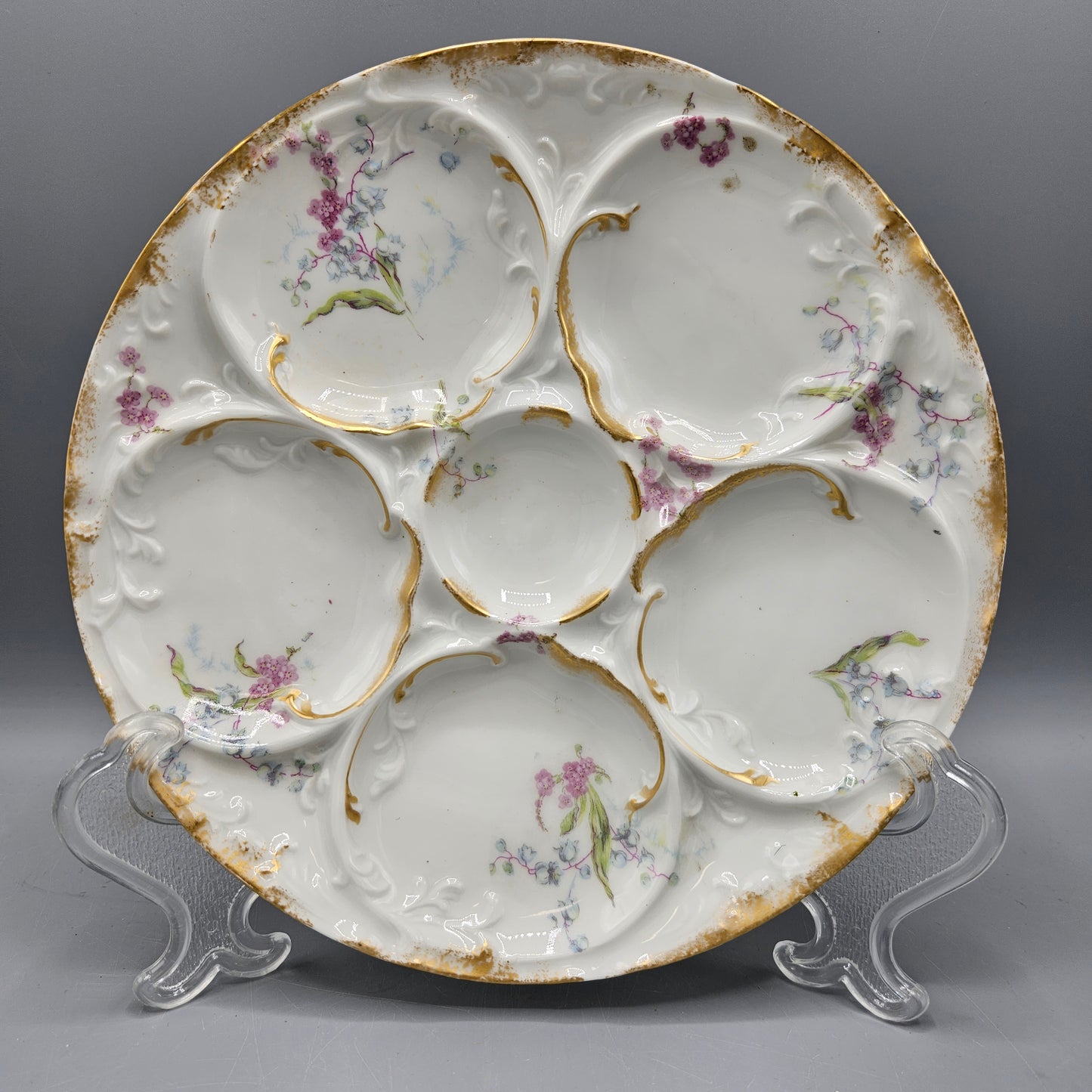 Theodore Haviland Porcelain Oyster Plate
