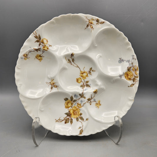 Haviland & Co Limoges Porcelain Oyster Plate