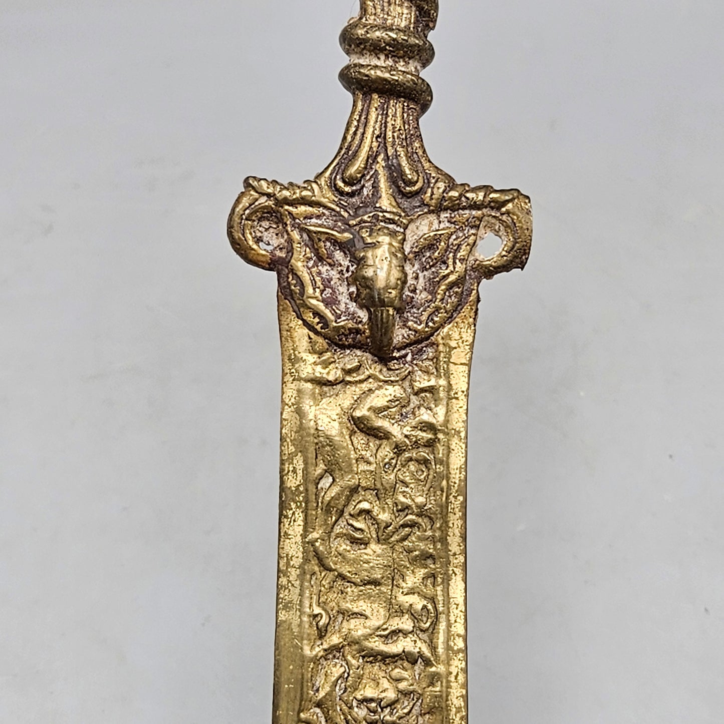 Brass Sword-Form Letter Opener