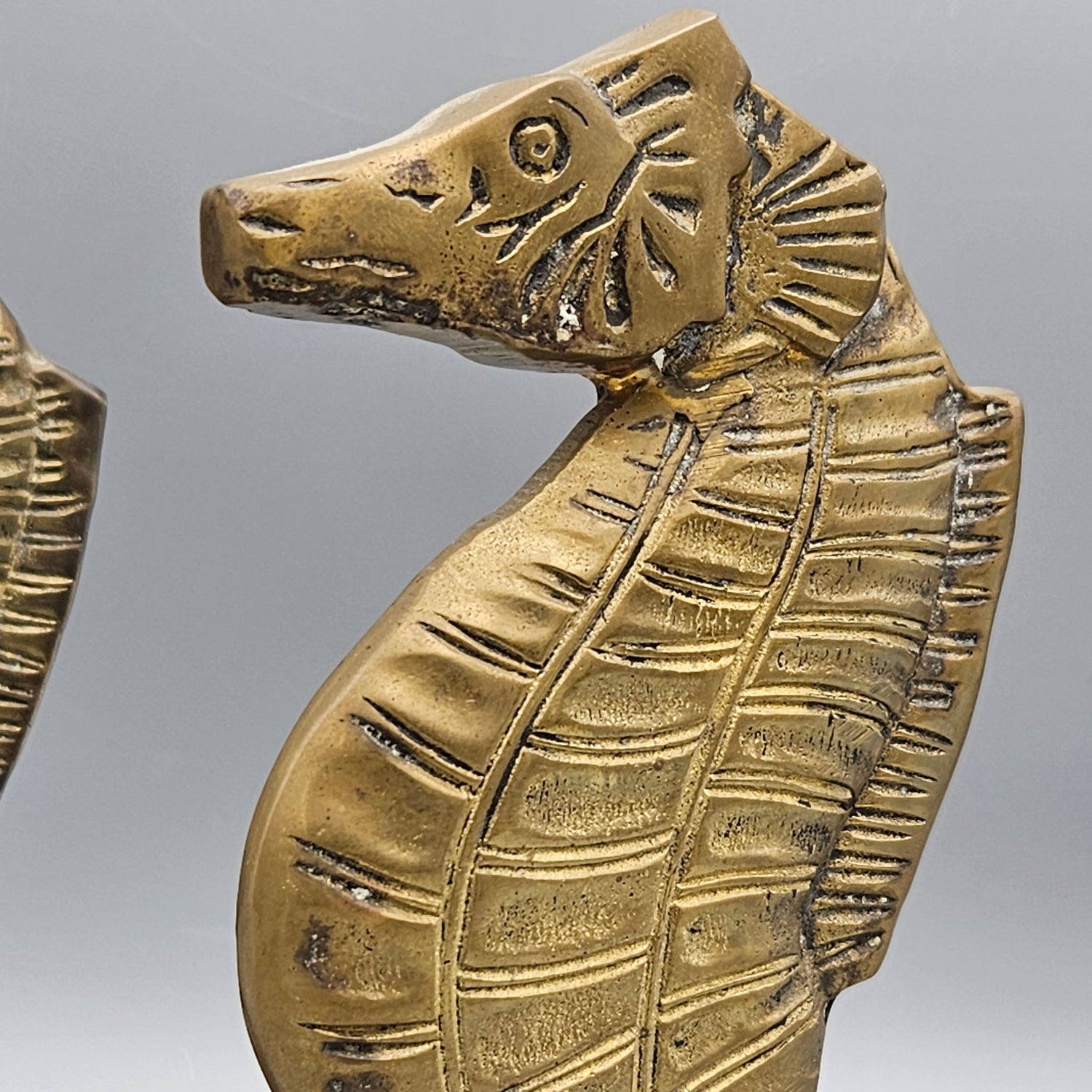 Pair Brass Seahorse Bookends ShopSBH