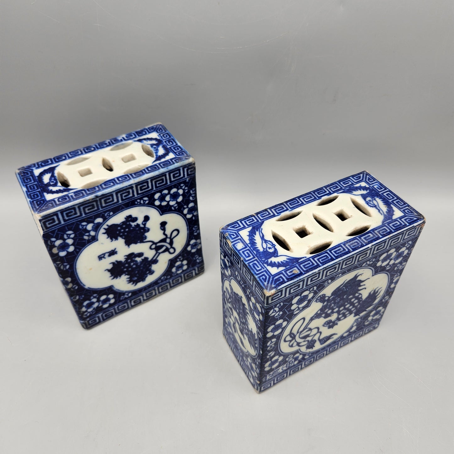 Two Chinese Porcelain Blue and White