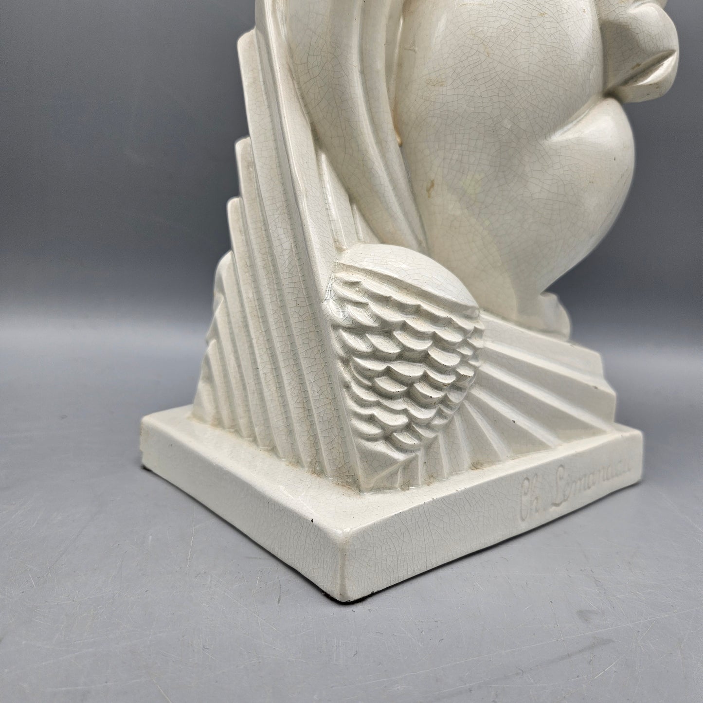 Charles Lemanceau Ceramic Squirrel Figure
